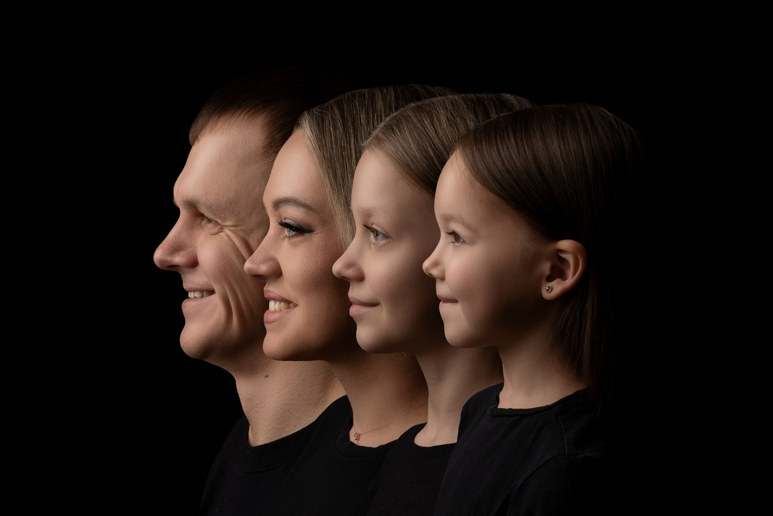 Семейный Портрет. Фотограф новорожденных Березники Пермский край Аня Ремянникова