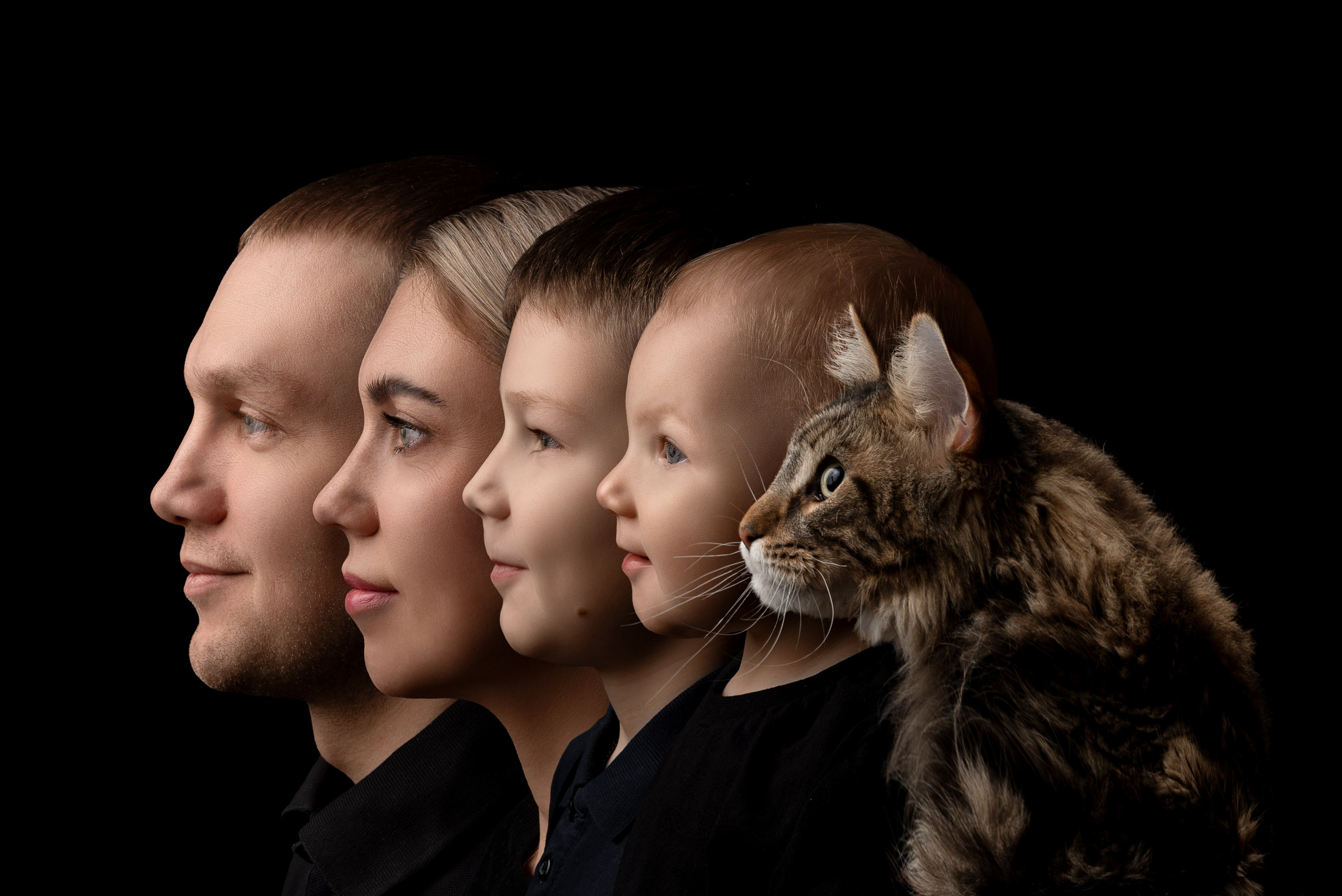 Семейный Портрет. Фотограф новорожденных Березники Пермский край Аня Ремянникова