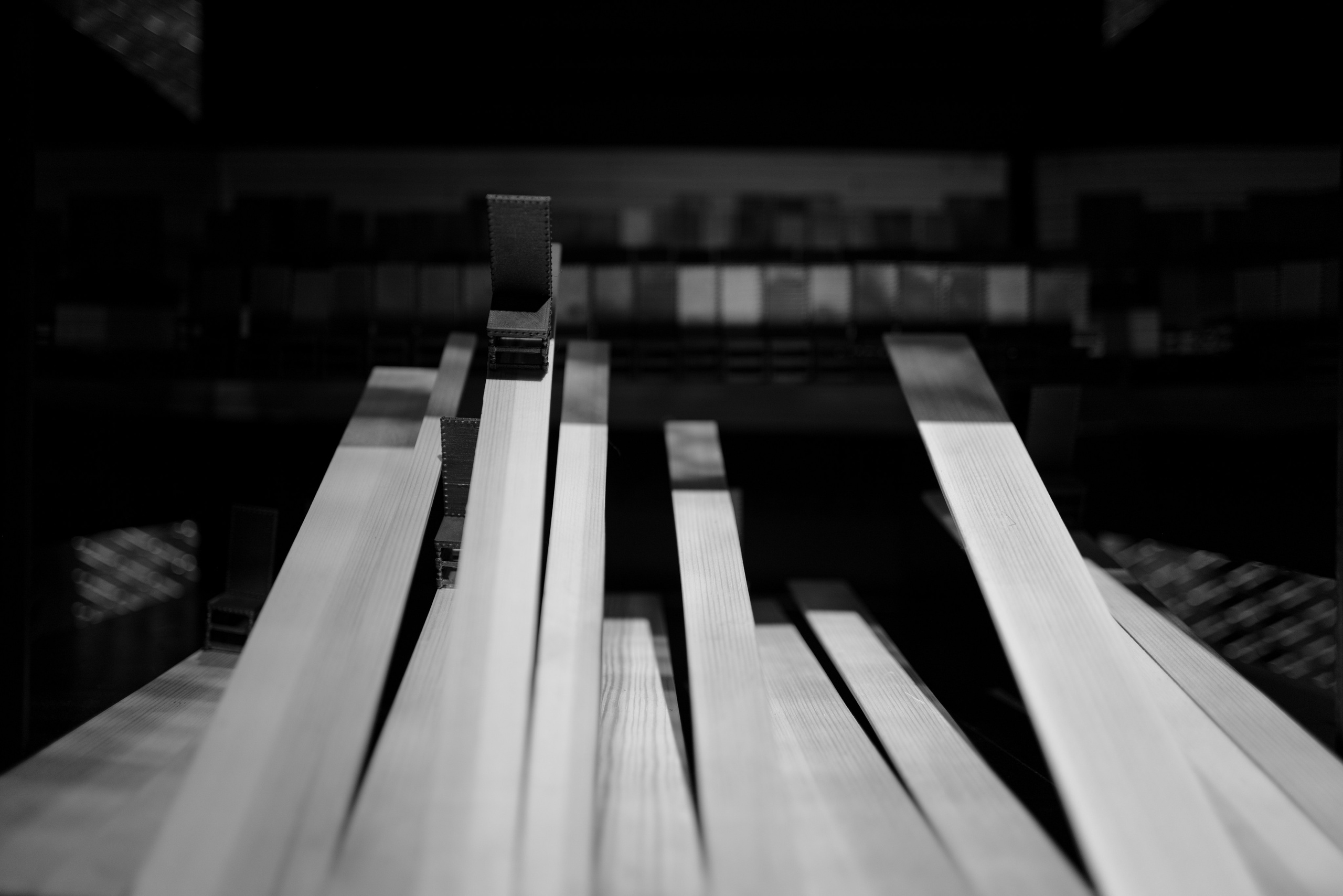 Инсталляция в Паркинг Галерее в Зарядье