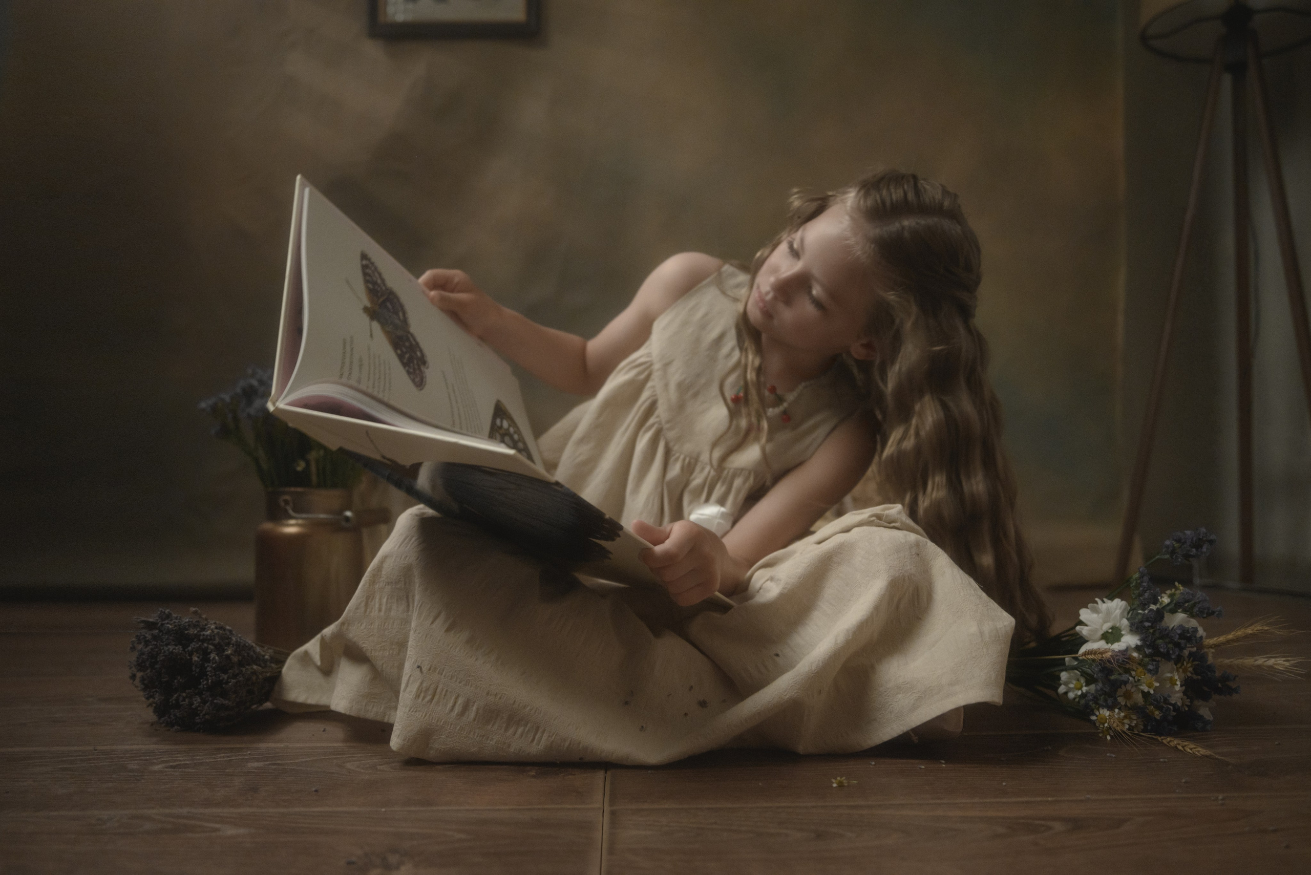 Портфолио. Художественные фотофоны на холсте ручной работы