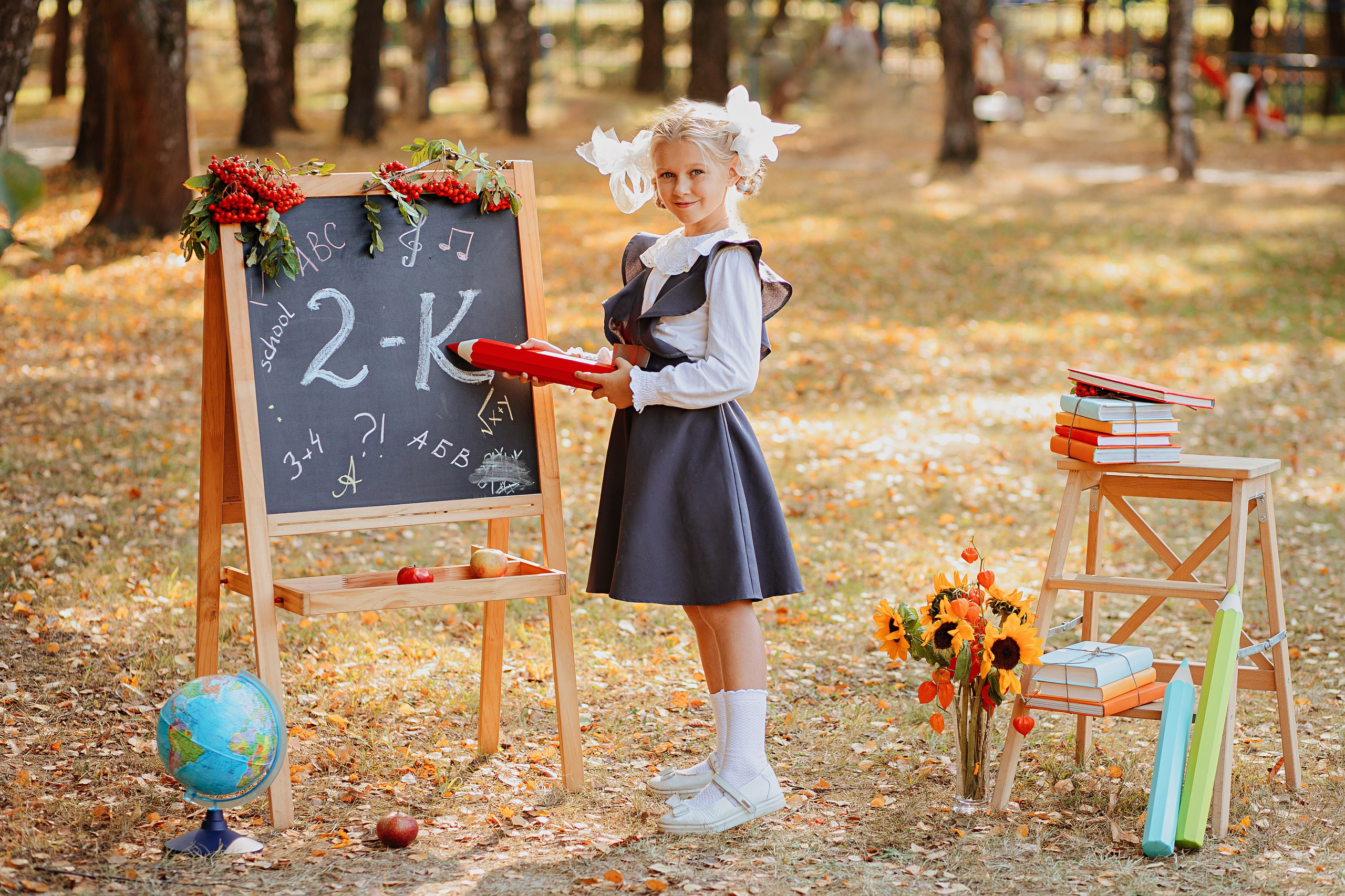 Школьный фотопроект «Здравствуй, школа!». Семейный фотограф в Москве выпускные альбомы Клюковская Надежда