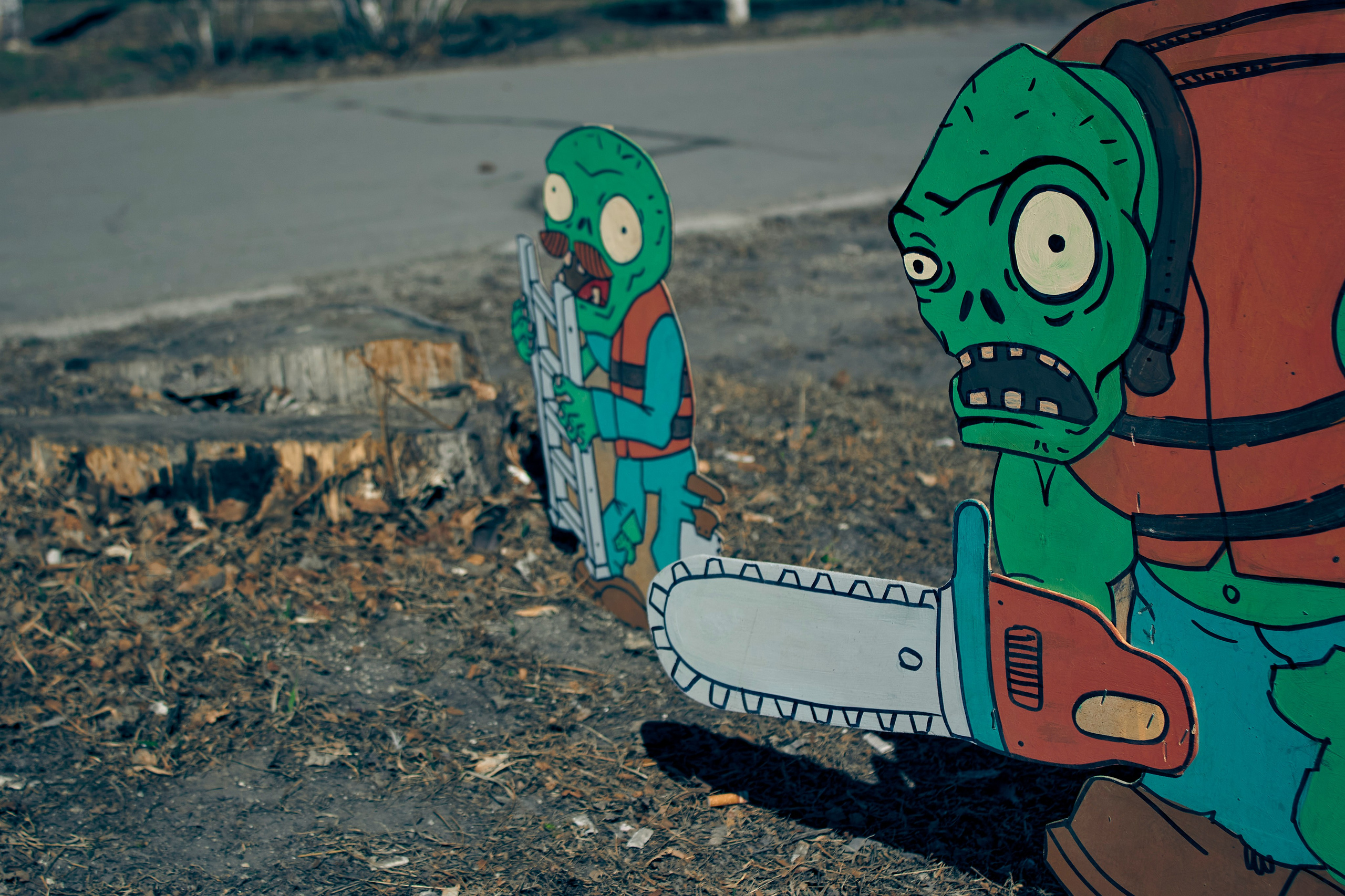 Plants vs Zombies. Художник Рыбак Николай