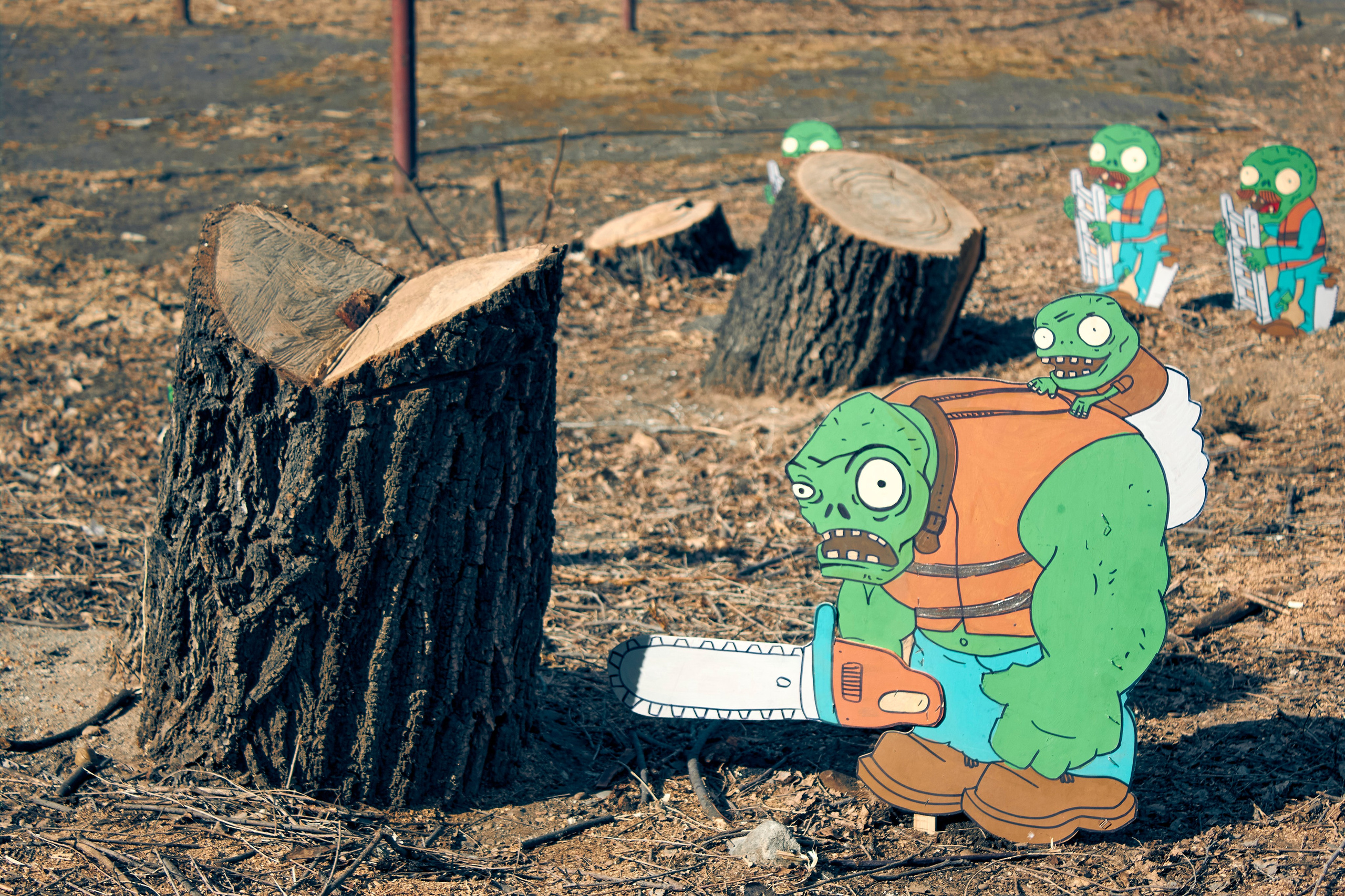 Plants vs Zombies. Художник Рыбак Николай