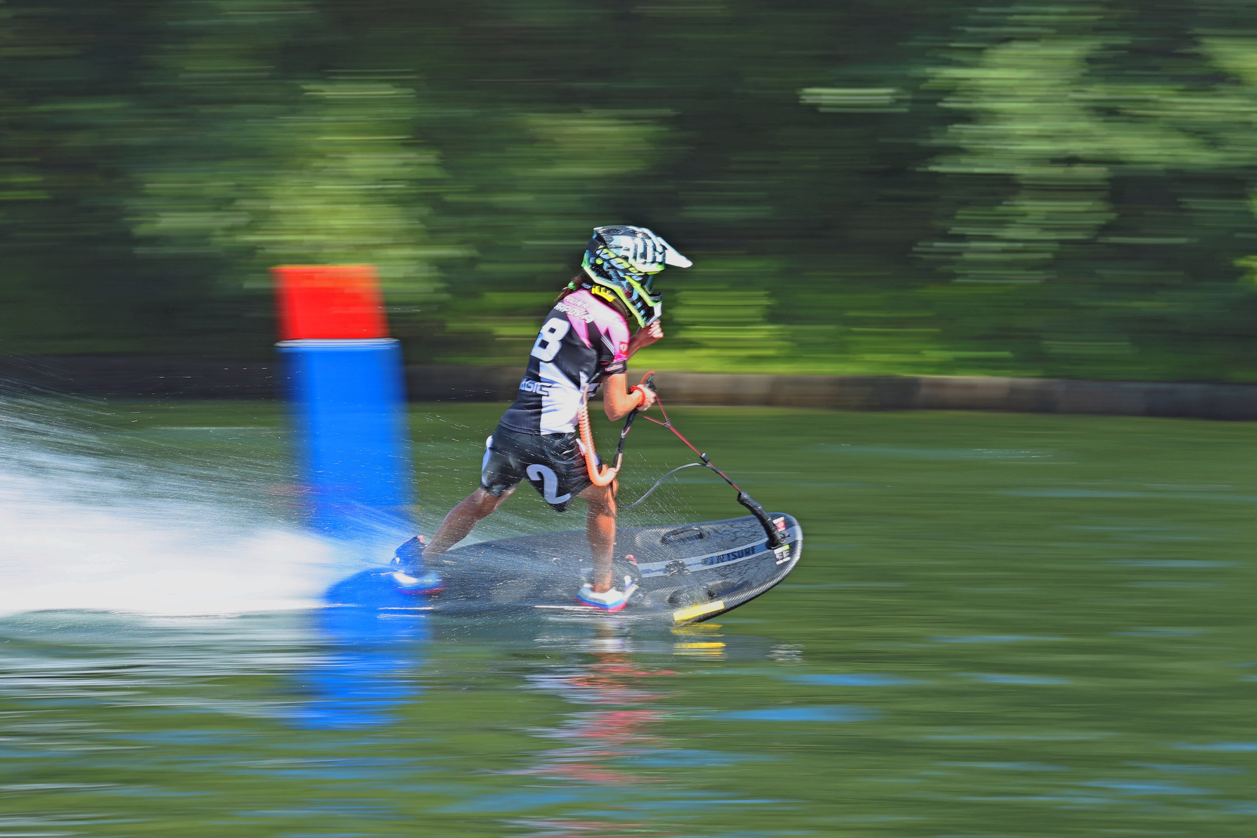 Водное шоу в Измайловском парке