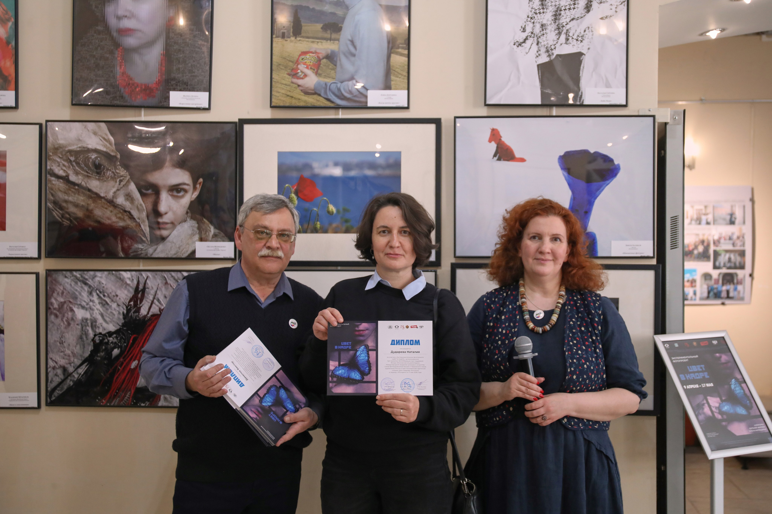 Выставка цвет в кадре в Коломенской картинной галерее «Дом Озерова». Дударева Наталия фотограф Москва
