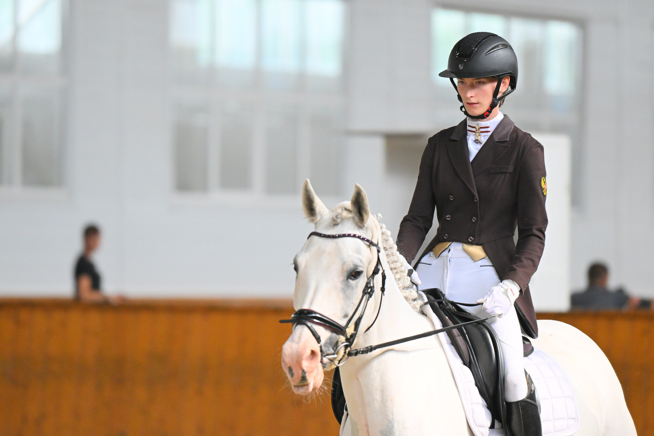 2025.07.20 — КСК «КОНКОРД» ЛЕТНИЙ КУБОК (ВЫЕЗДКА). ТУРНИРНАЯ КОННАЯ ФОТОГРАФИЯ, Руднева Ольга и Евгений Адеев