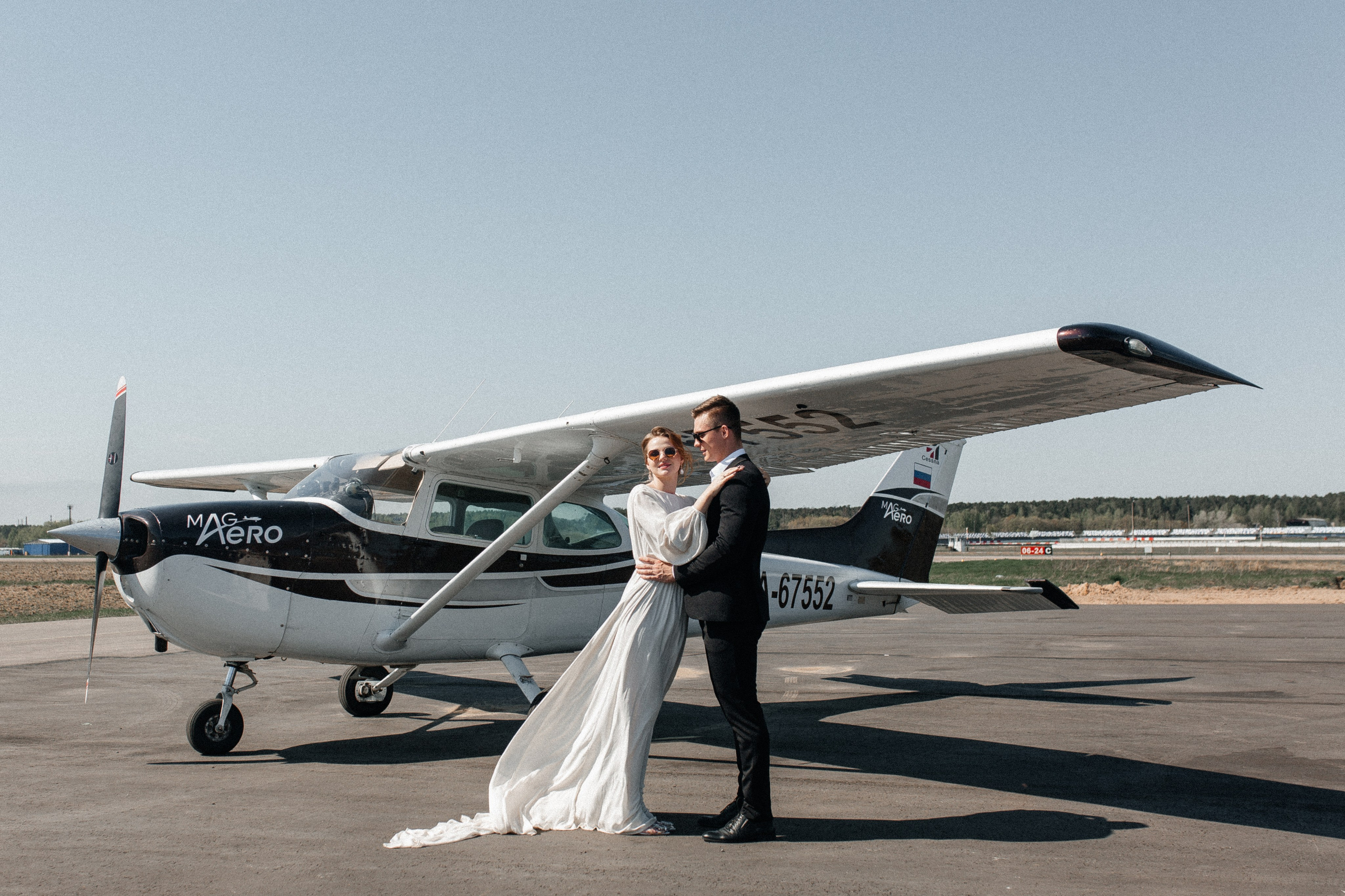 фотосессия с самолетом