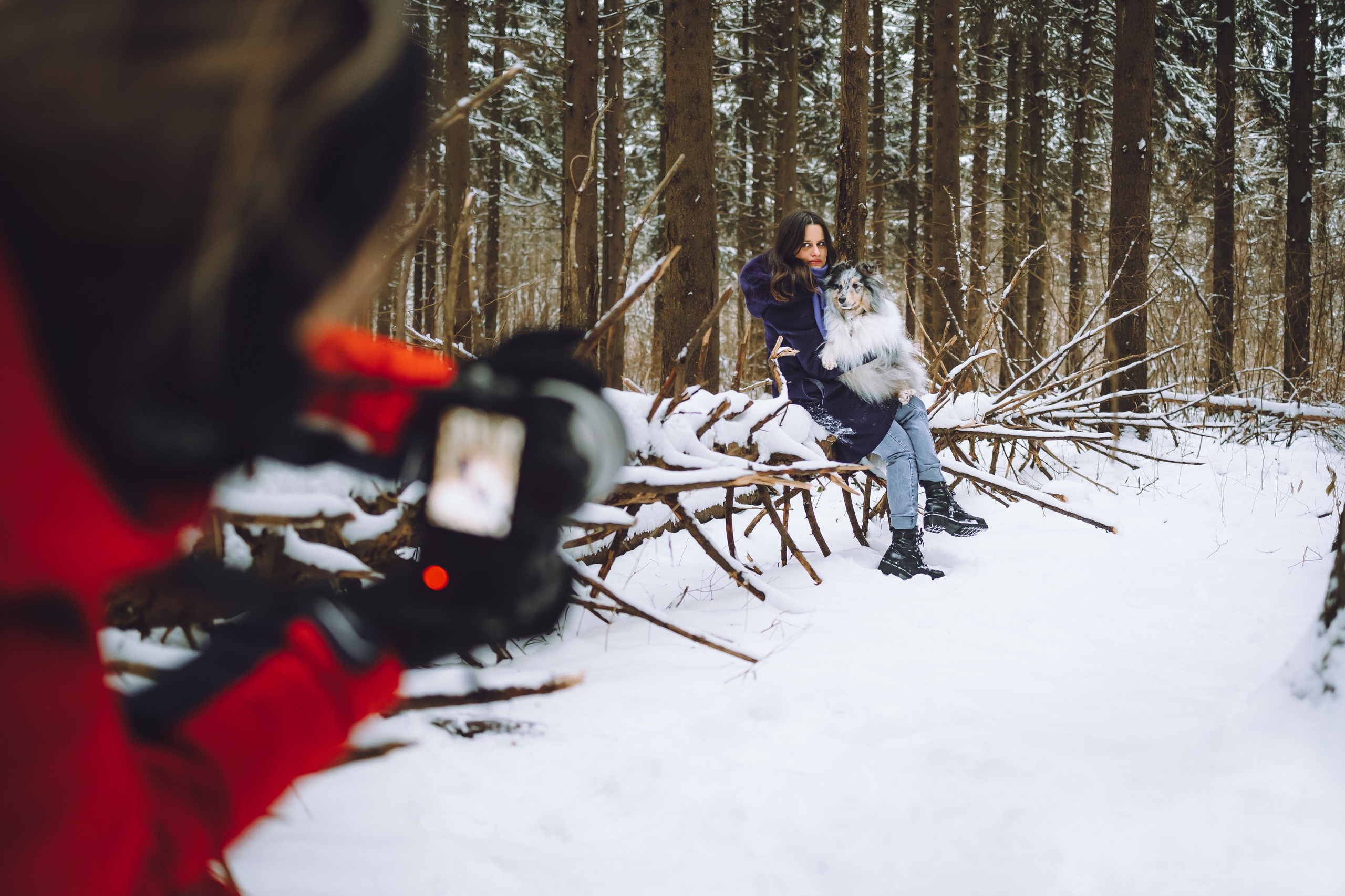 Съемка с сопровождением