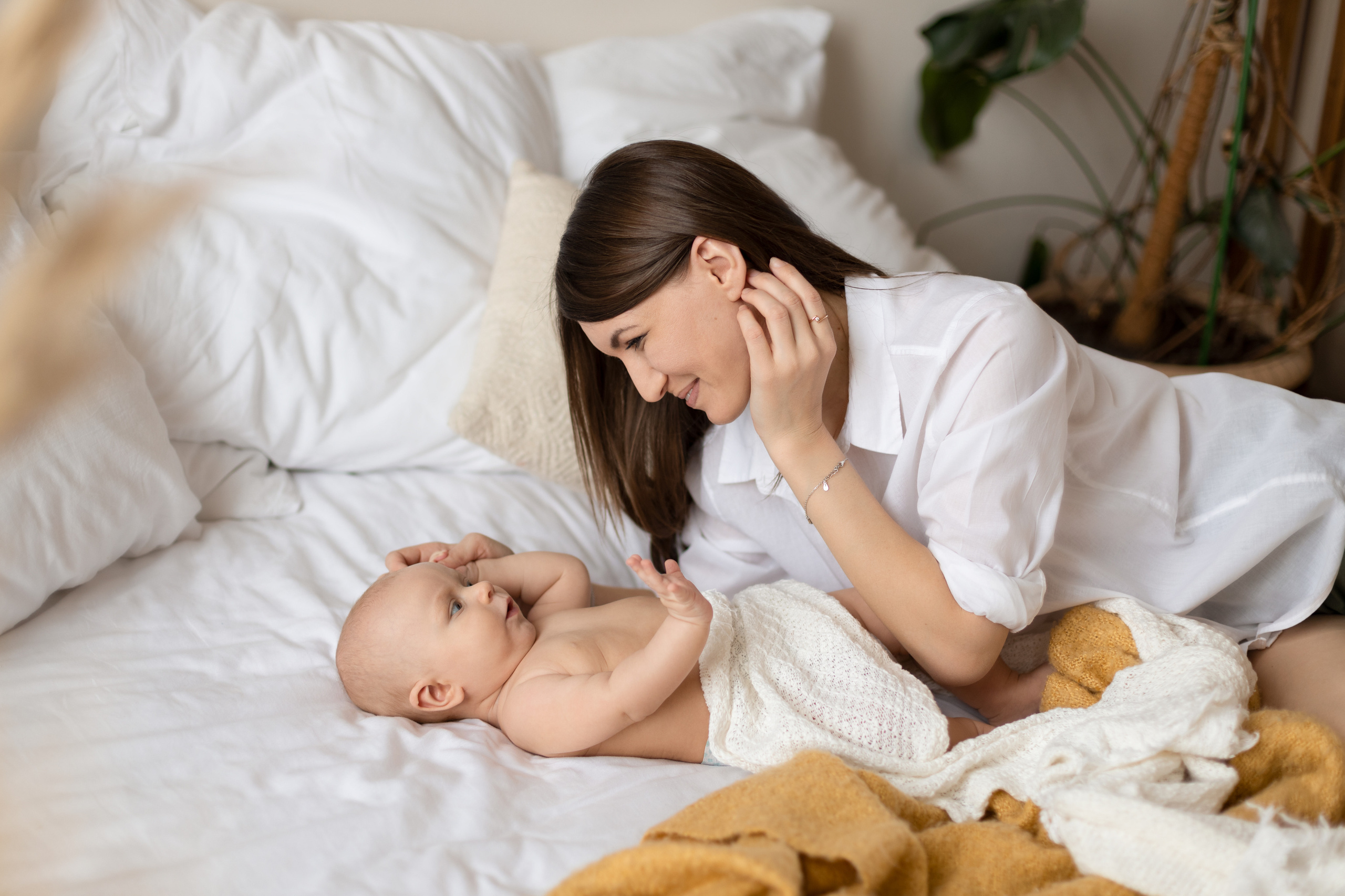 Фотопроект "Утро мамы". Фотограф новорожденных Воронеж