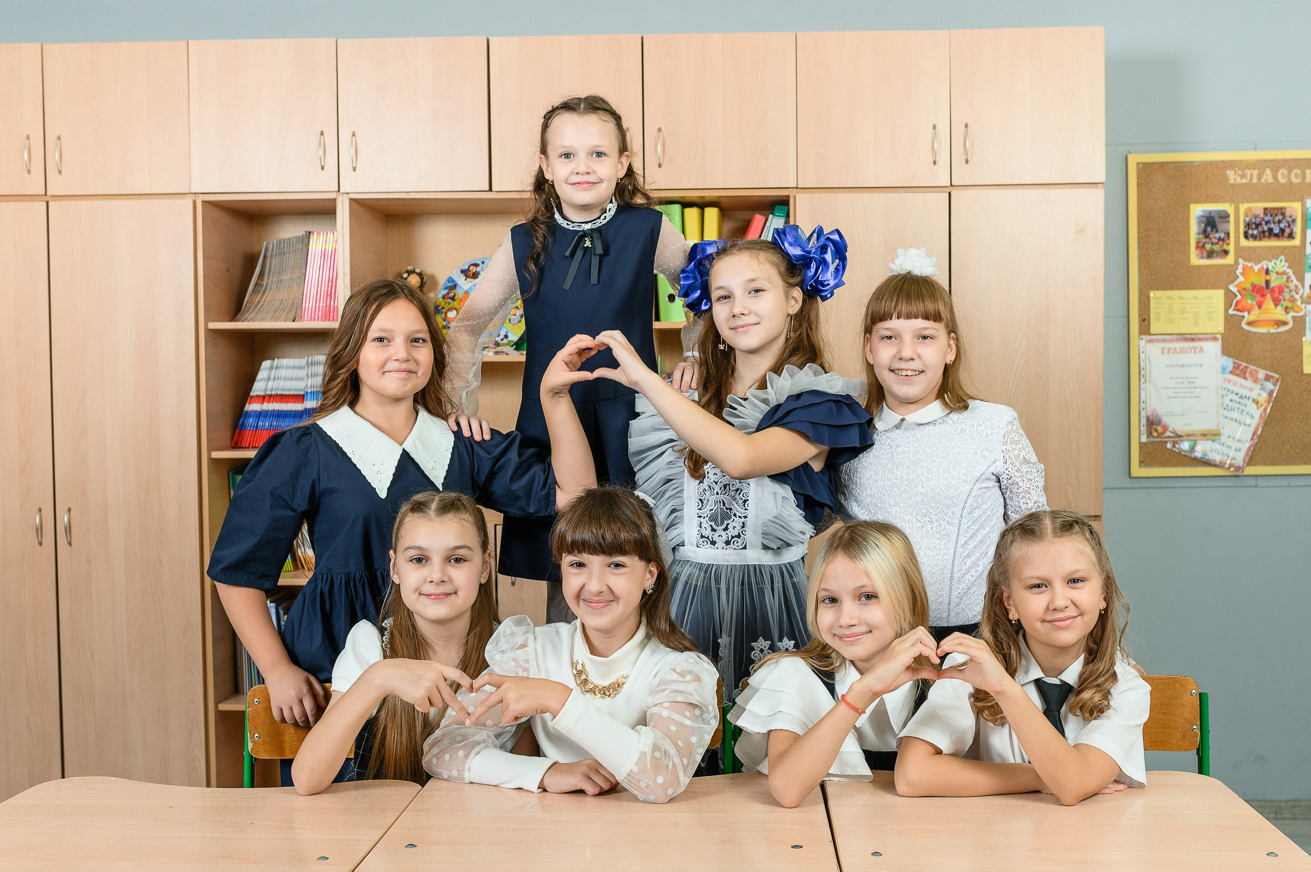 Съёмка в школе/саду без печати. Семейный, детский и newborn фотограф в г. Дмитров Марина Русакевич