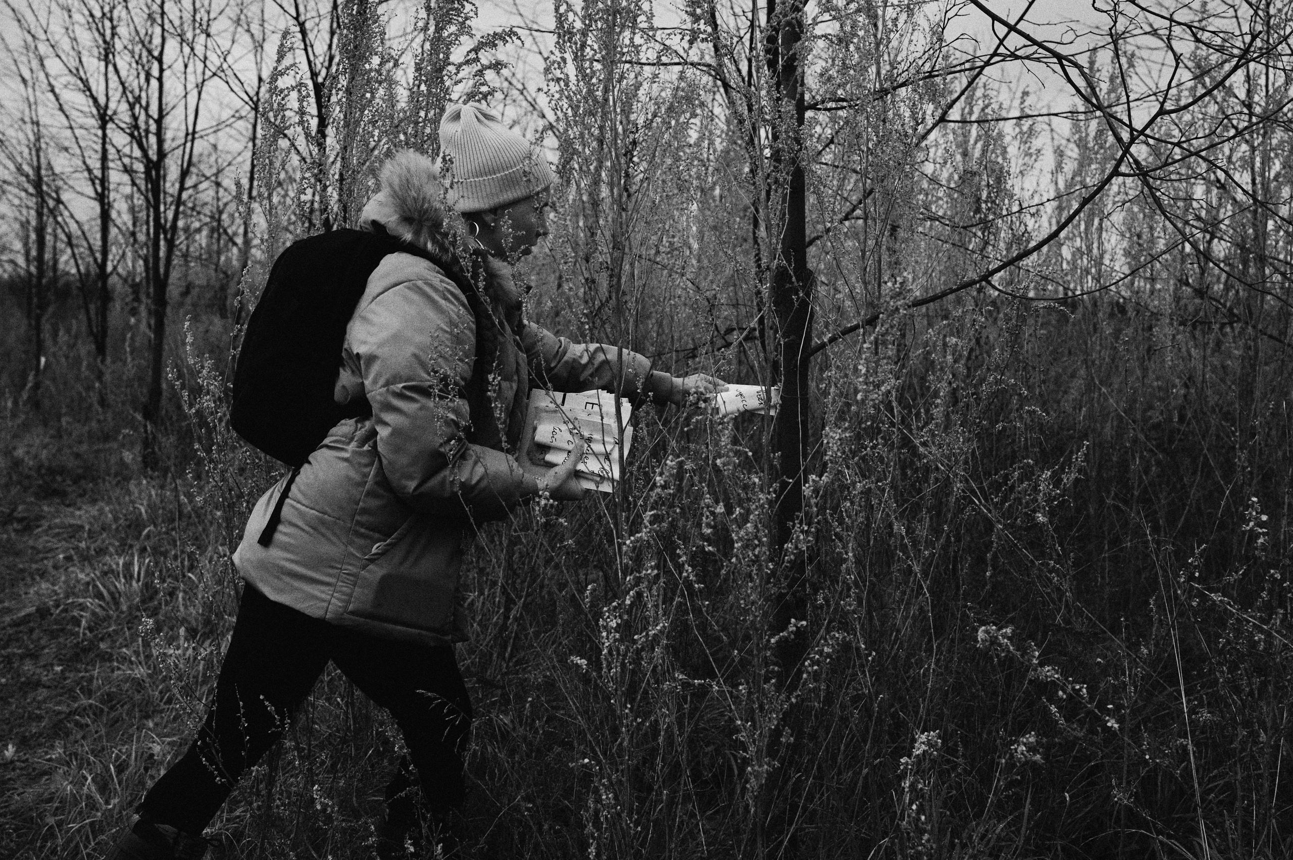 Перформанс «Лес мыслей». Коммерческий фотограф в Казани Ксения Добролюбова