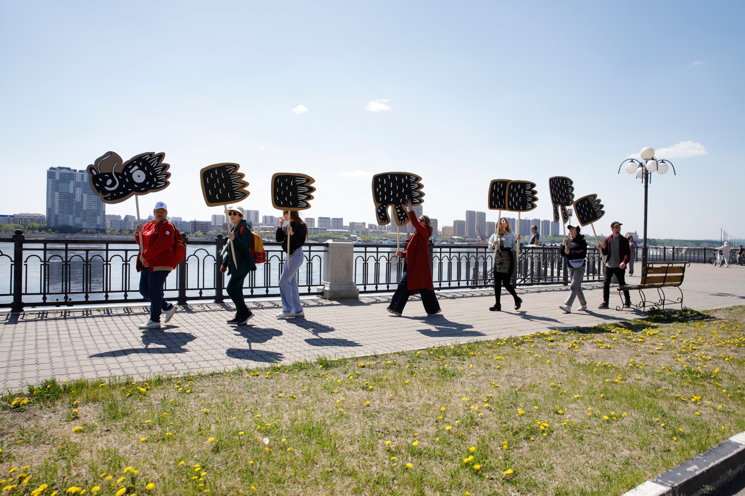 День Реки. Художник Рыбак Николай