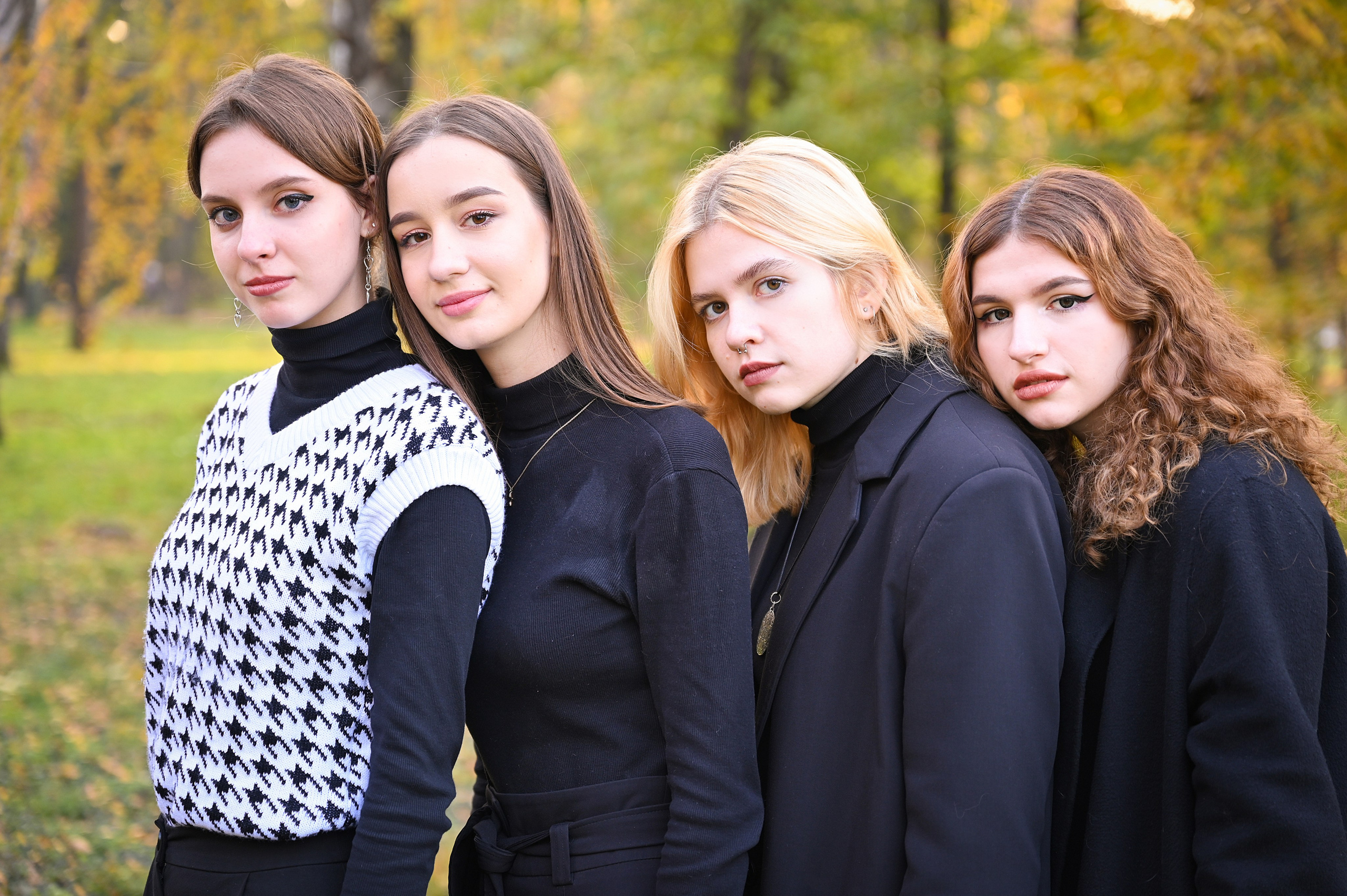 Школьная осенняя фотосессия