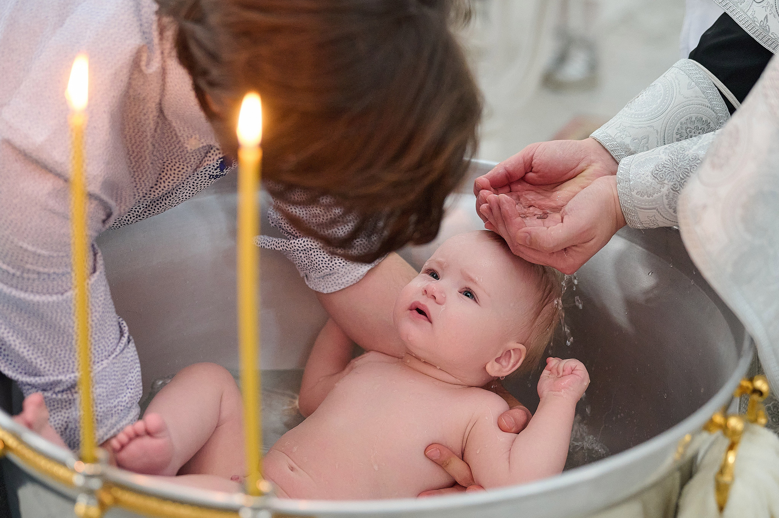 Фотосъёмка крещения в Санкт-Петербурге