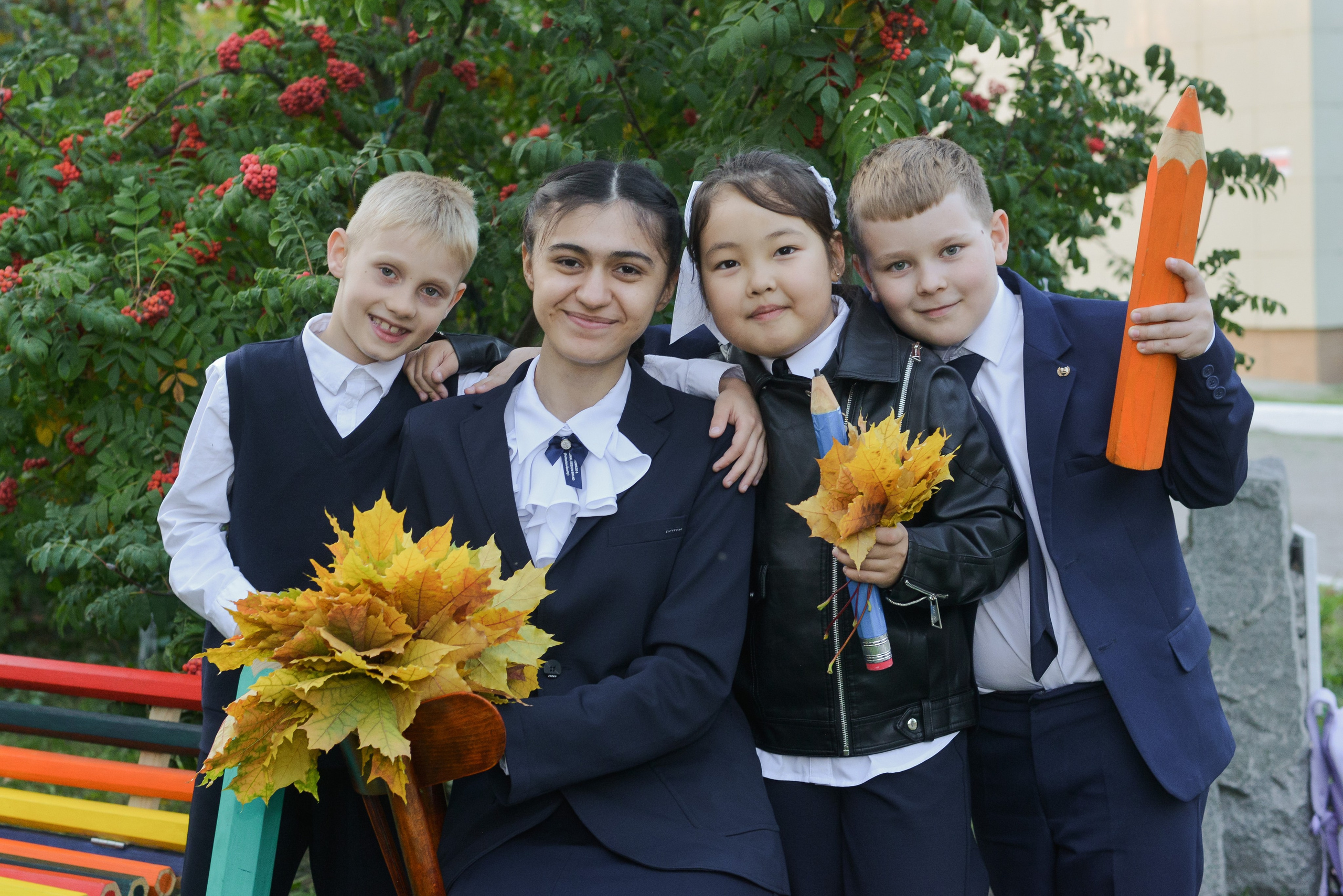 Групповые фотографии. Детский и школьный фотограф в Костанае Рабига Сейткенова