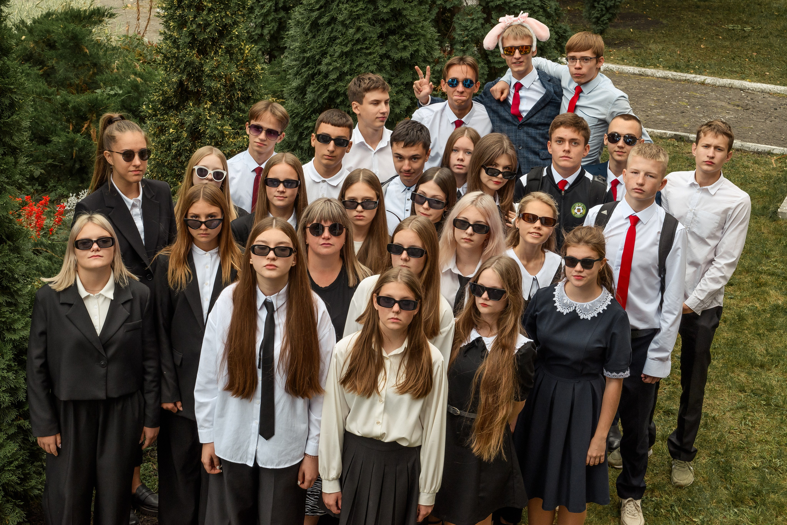 Школьная фотосессия для выпускных альбомов в Пензе