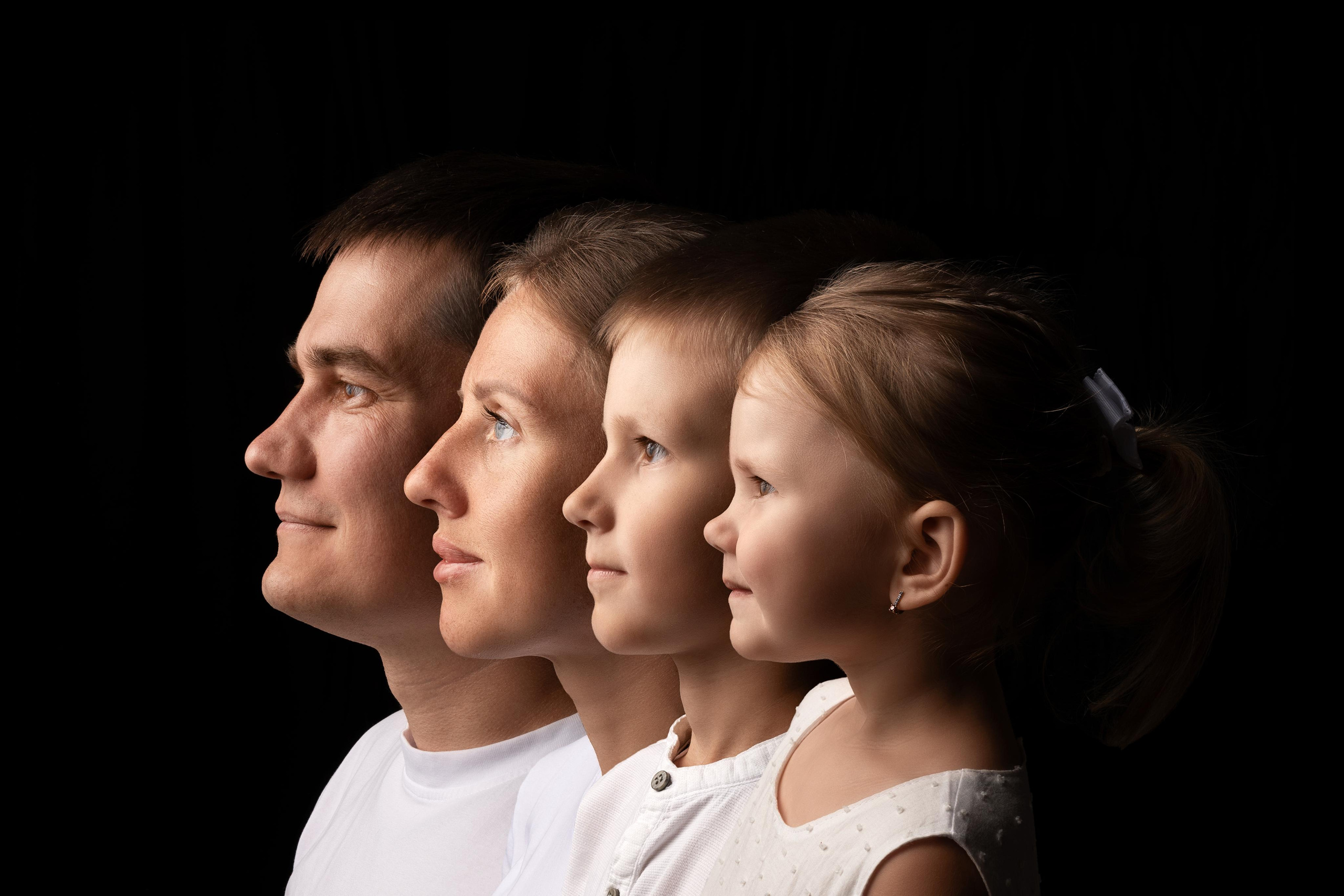 Семейный Портрет. Фотограф новорожденных Березники Пермский край Аня Ремянникова