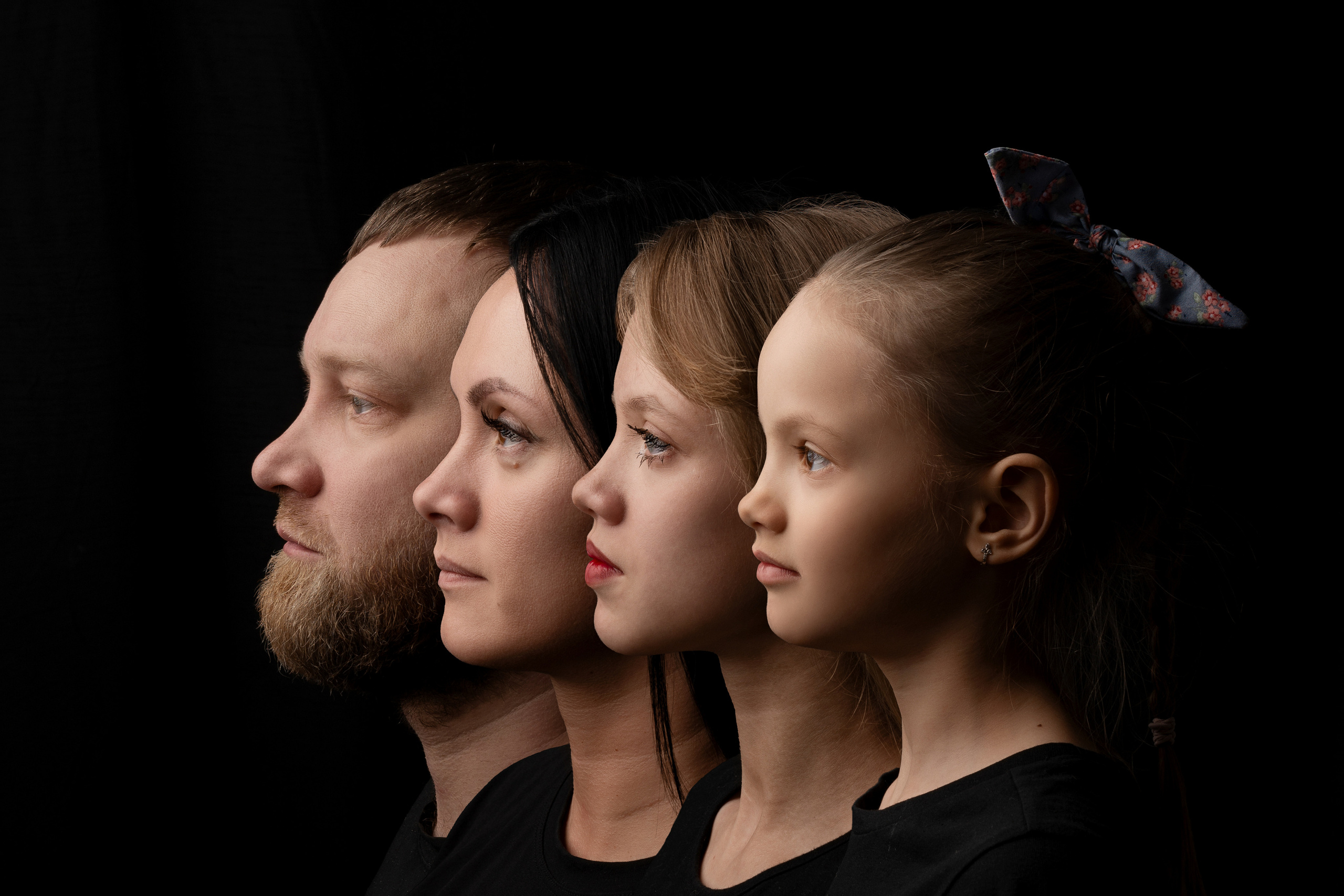 Семейный Портрет. Фотограф новорожденных Березники Пермский край Аня Ремянникова