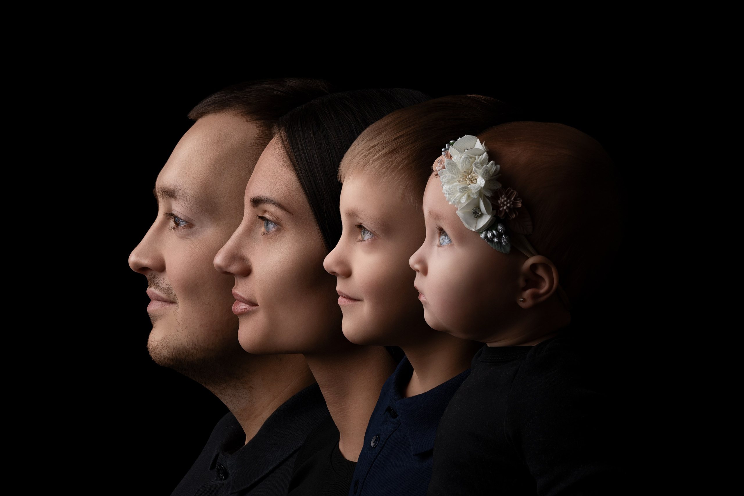 Семейный Портрет. Фотограф новорожденных Березники Пермский край Аня Ремянникова