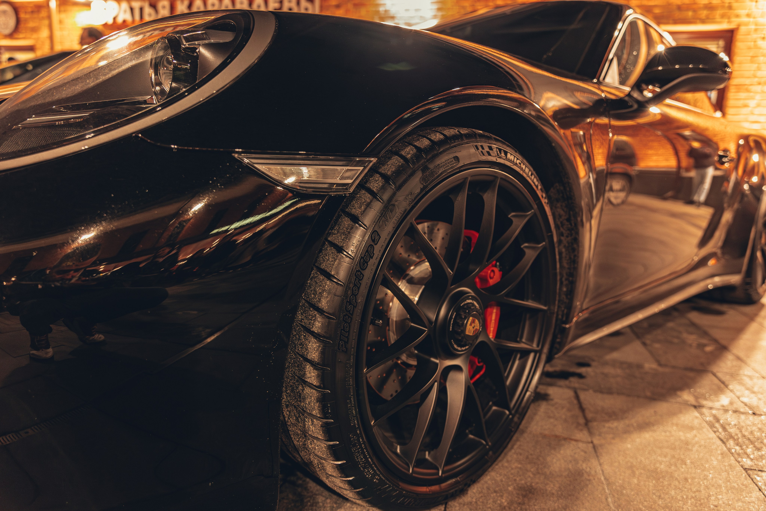 Передние колеса Порше 911