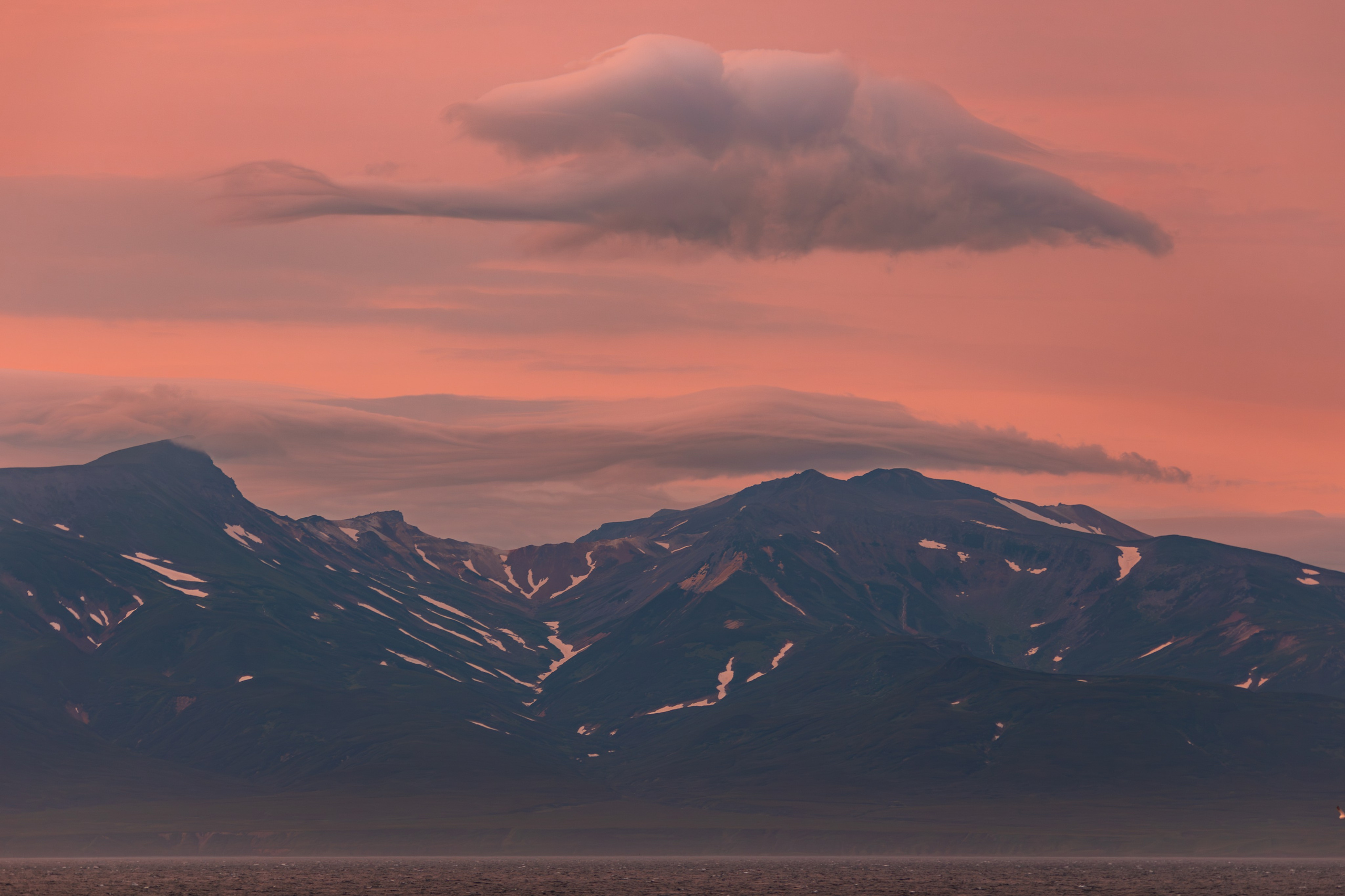 Парамушир, Курильские острова, закат