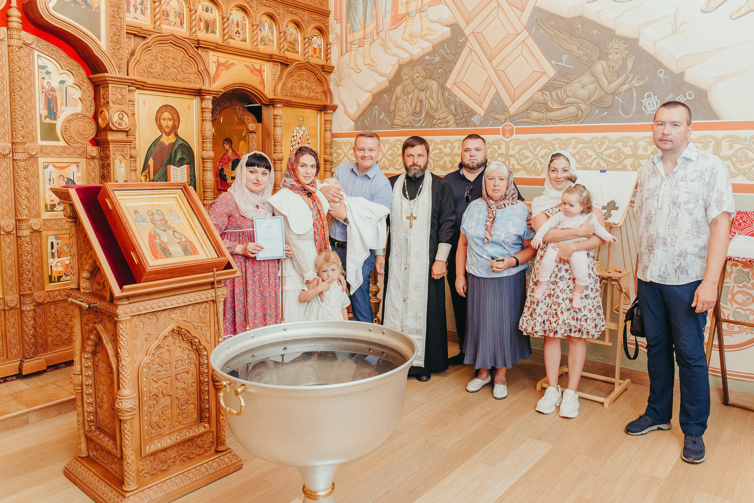 Крещение. Фотограф новорожденных и детский в Сергиевом Посаде Кругликова Юлия