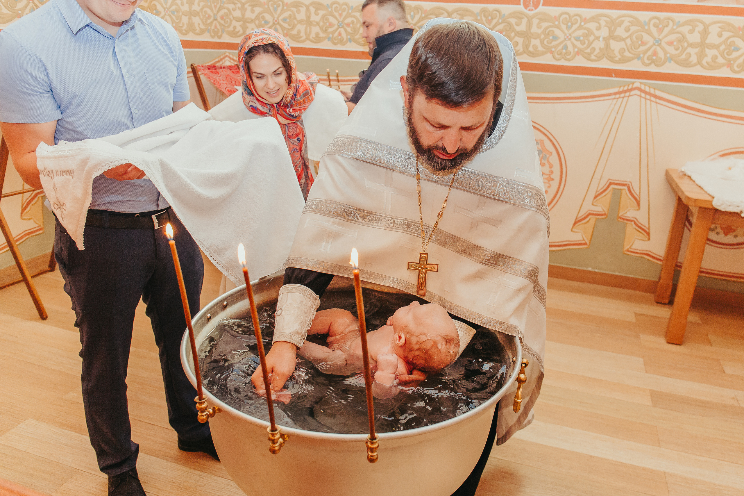 Крещение. Фотограф новорожденных и детский в Сергиевом Посаде Кругликова Юлия