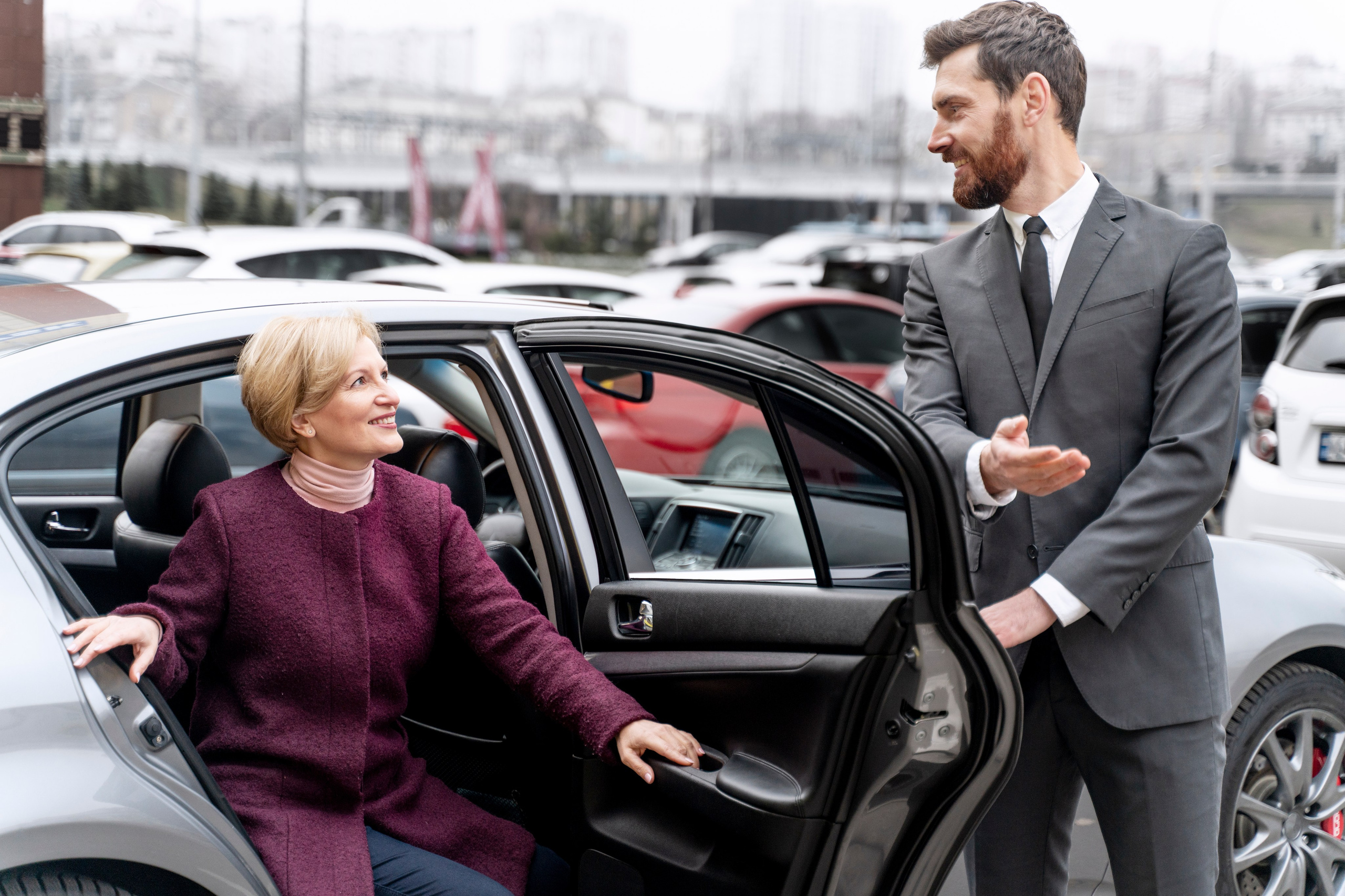 Business travel airport transfers and ground transportation, professional chauffeur and daily driver services for corporate clients in Azerbaijan and around the world