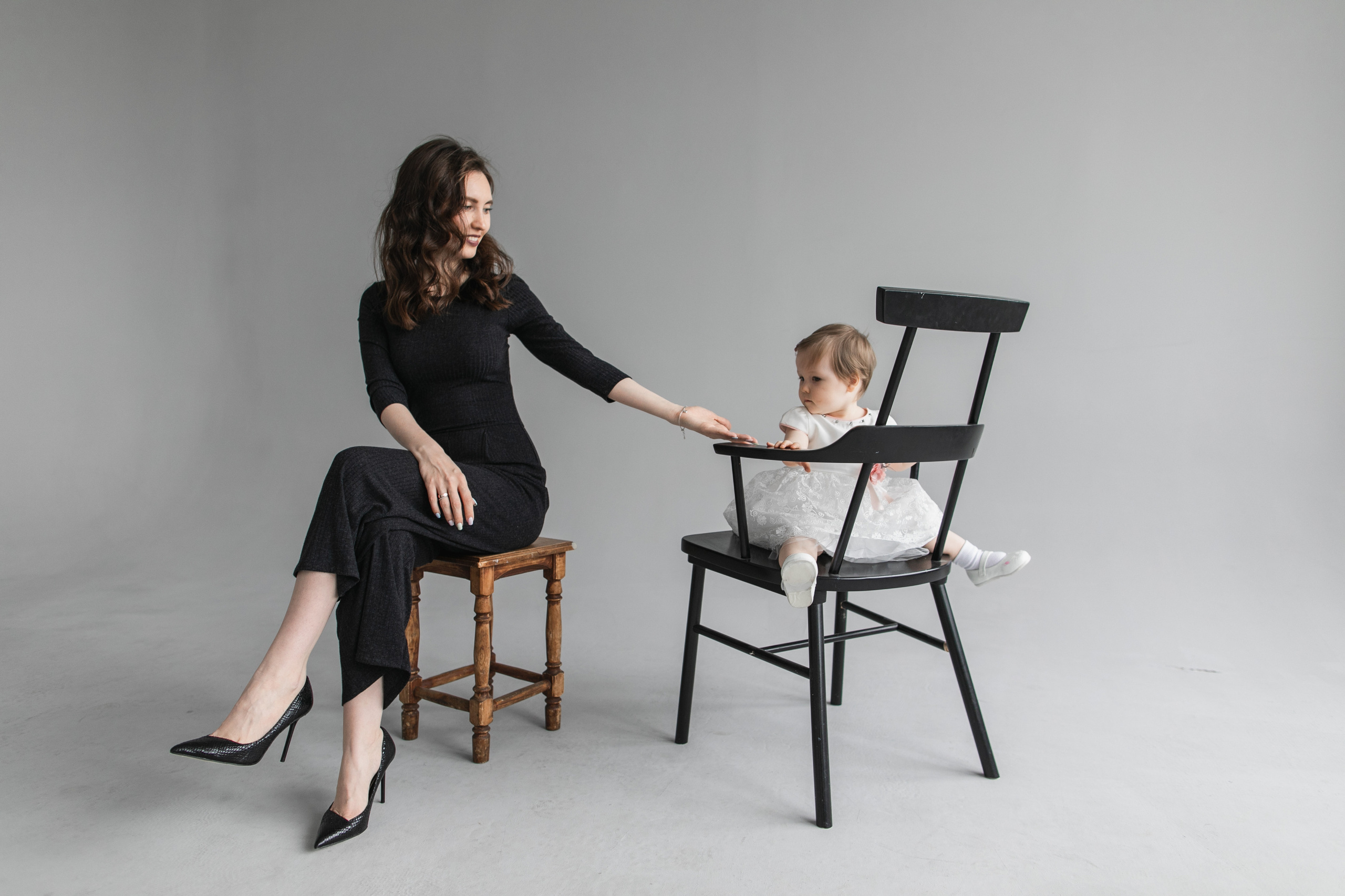 Мама и дочь такие похожие и такие разные.