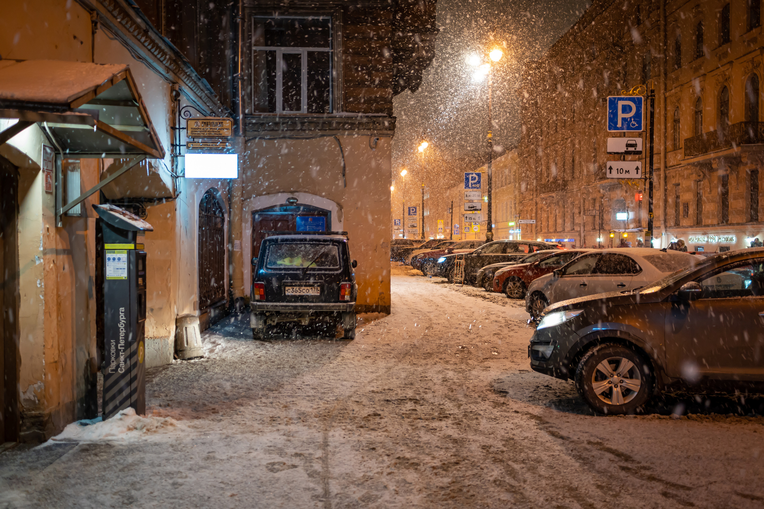 Заснеженный Питер
