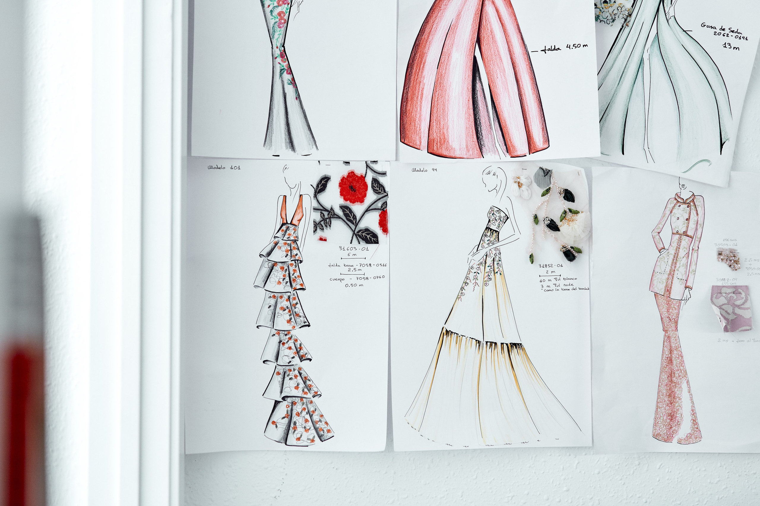 Рекламная фотосессия ателье – фото эскизов платьев