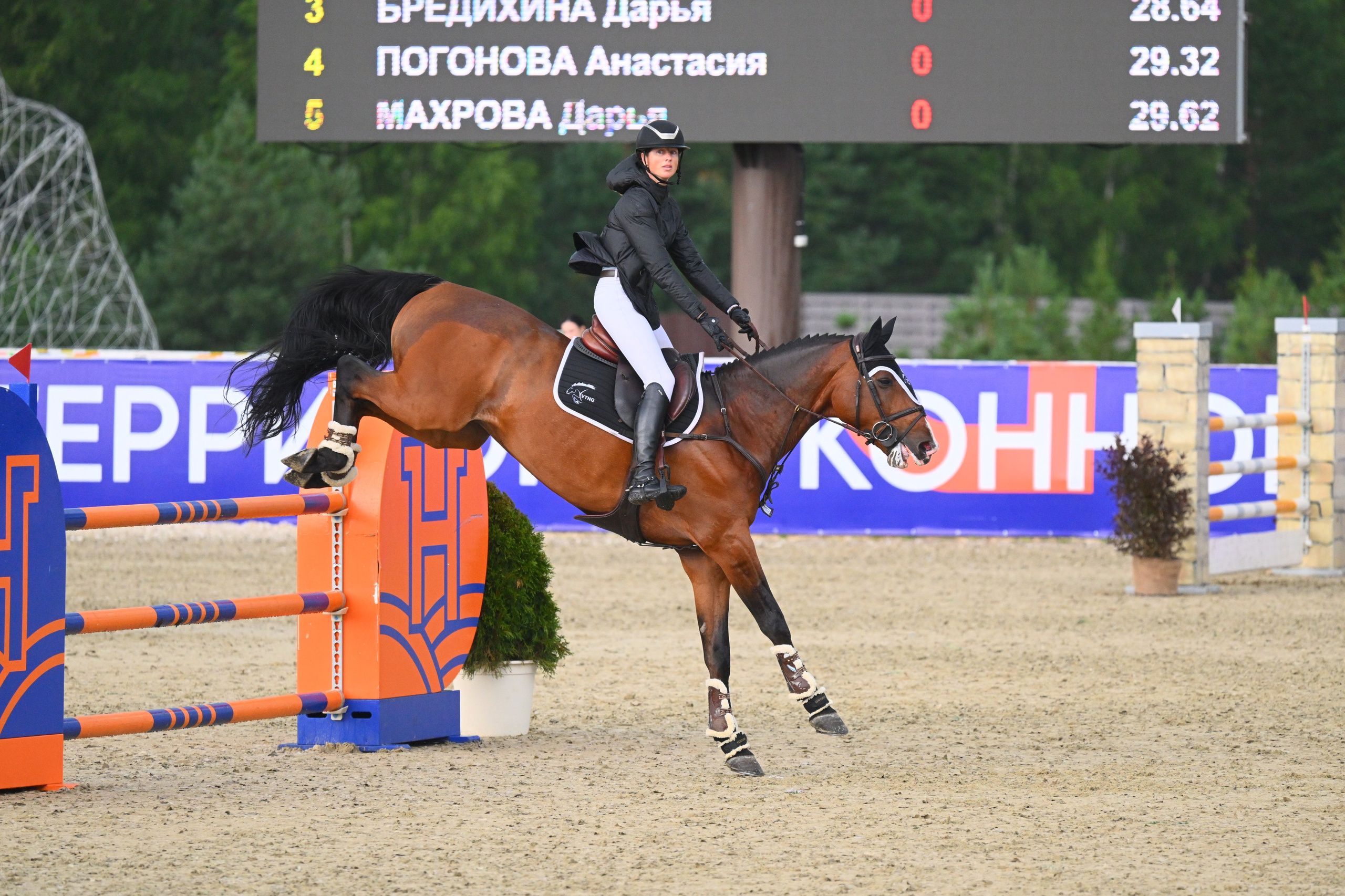 КСК Horseka, Чемпионат Росии+Молодые+Клубные, 30 июля — 3 августа,. ТУРНИРНАЯ КОННАЯ ФОТОГРАФИЯ, Руднева Ольга и Евгений Адеев