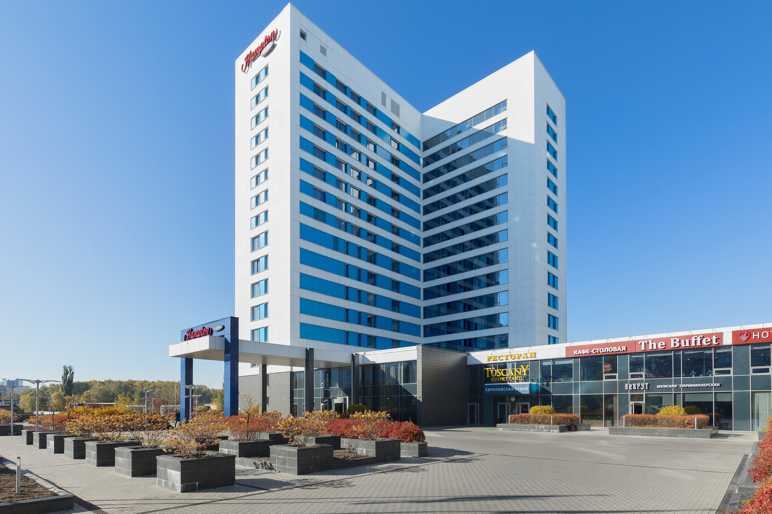 Интерьерная фотосъемка отеля Hampton by Hilton│фотограф Крис Медведева. Интерьерный фотограф в Москве Кристина Медведева
