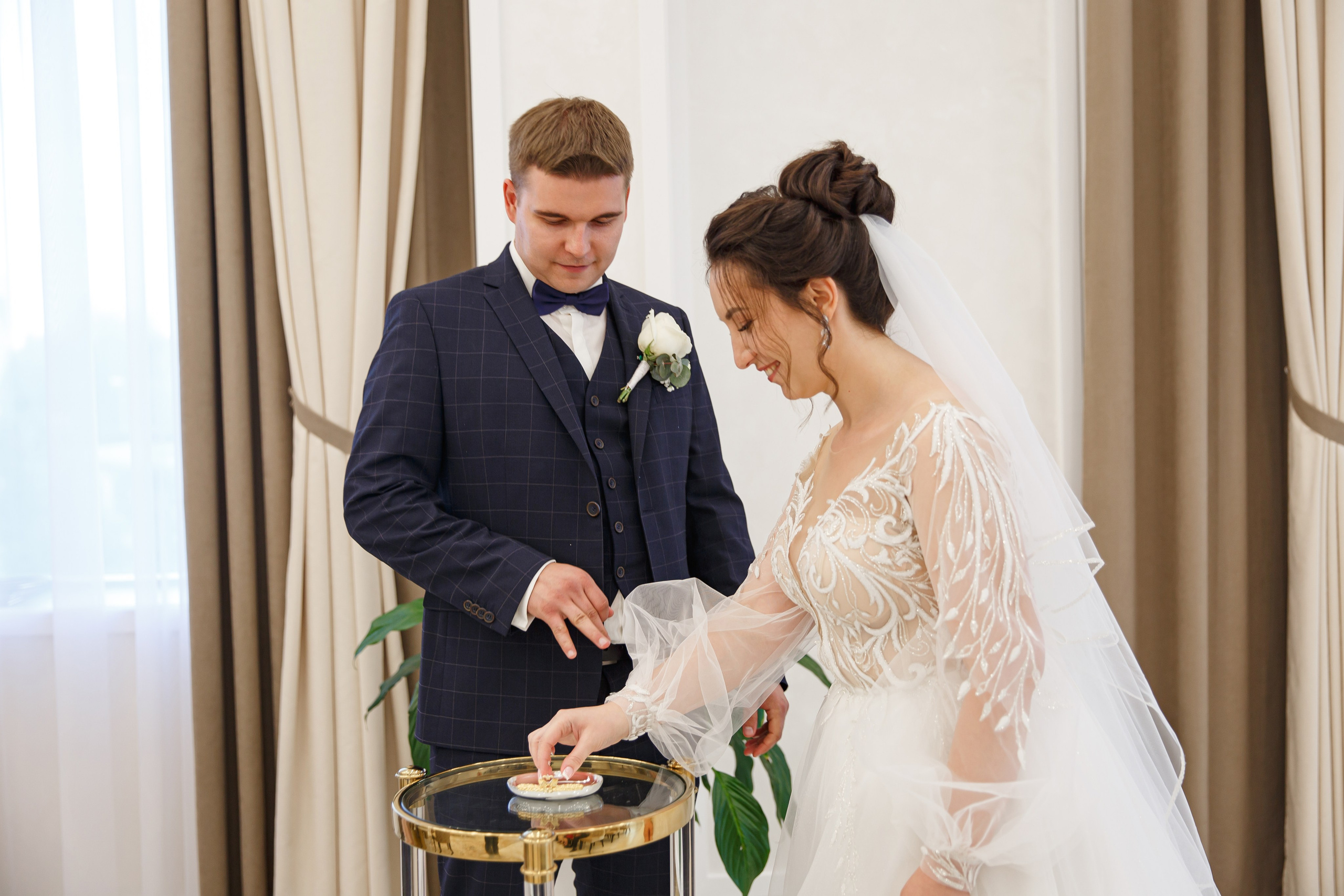 Обмен кольцами в ЗАГСе Южное Бутово