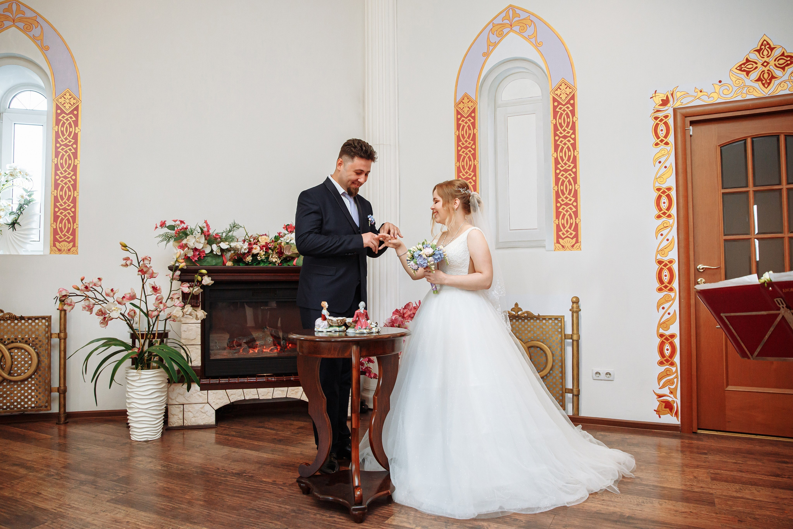 Церемония бракосочетания в Измайловском Кремле