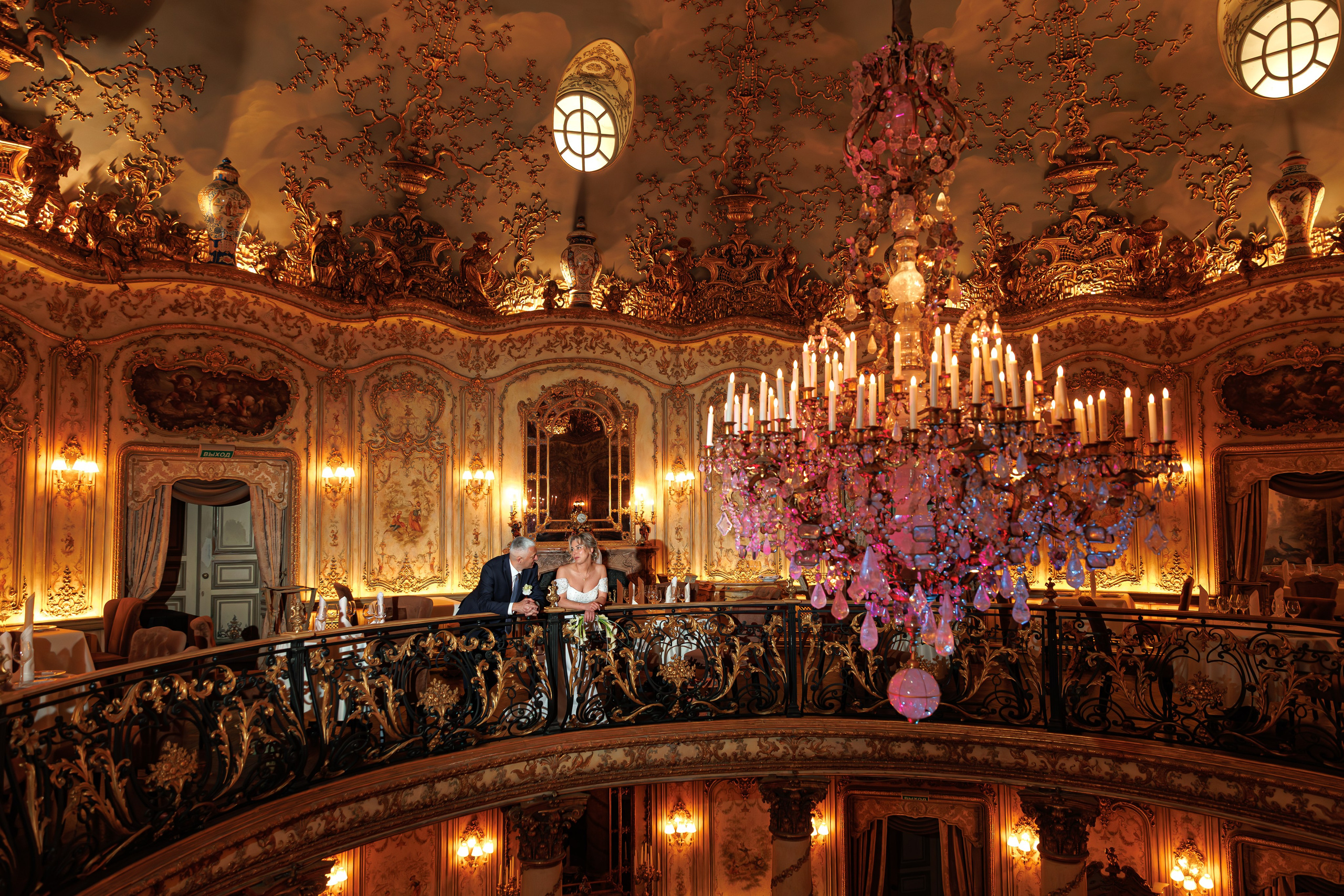 Свадебная фотосессия в ресторане Турандот. Свадебный фотограф Москва и МО Сергей Киржаев