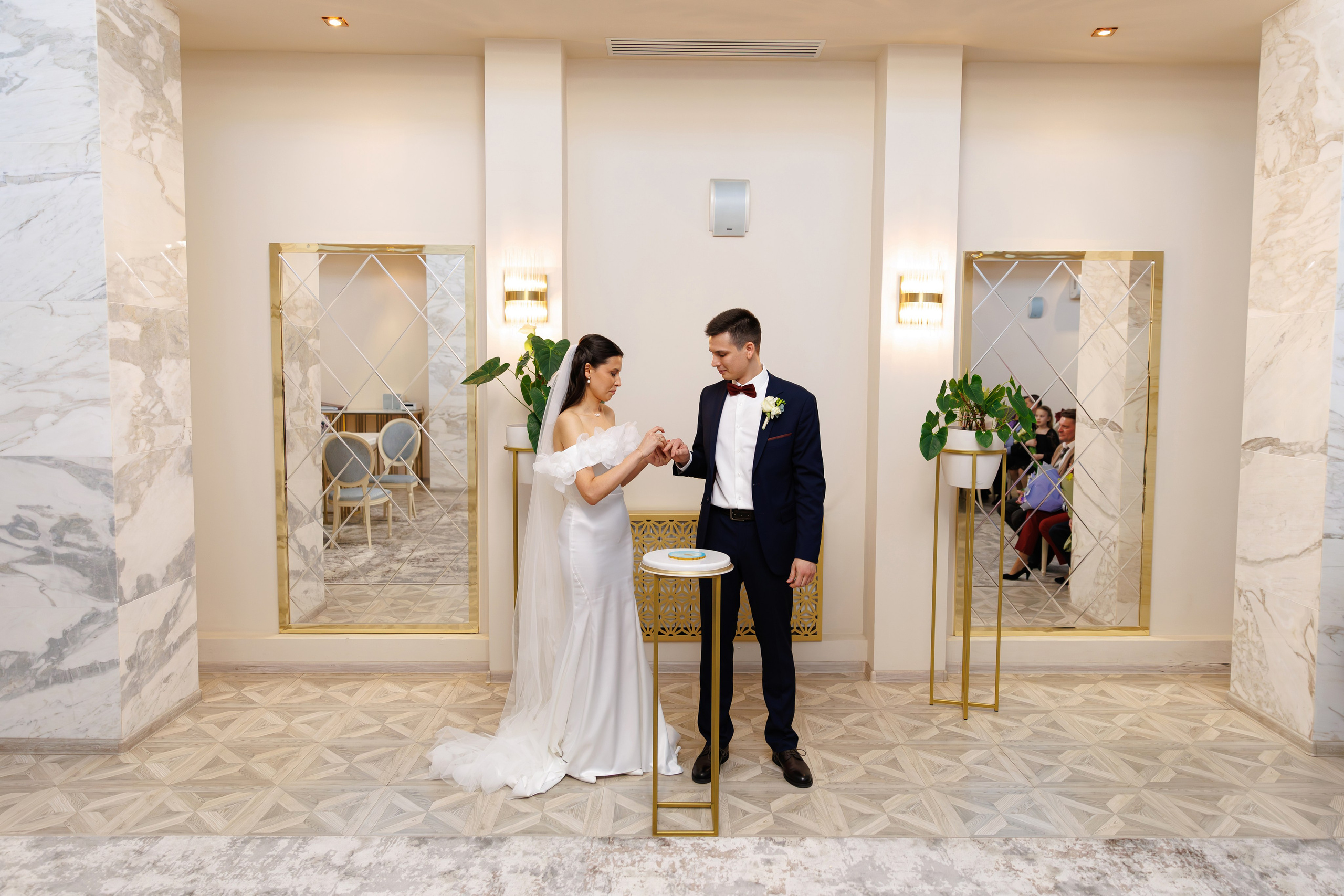 Дворец бракосочетания 4: регистрация брака, фото. Свадебный фотограф Москва и МО Сергей Киржаев