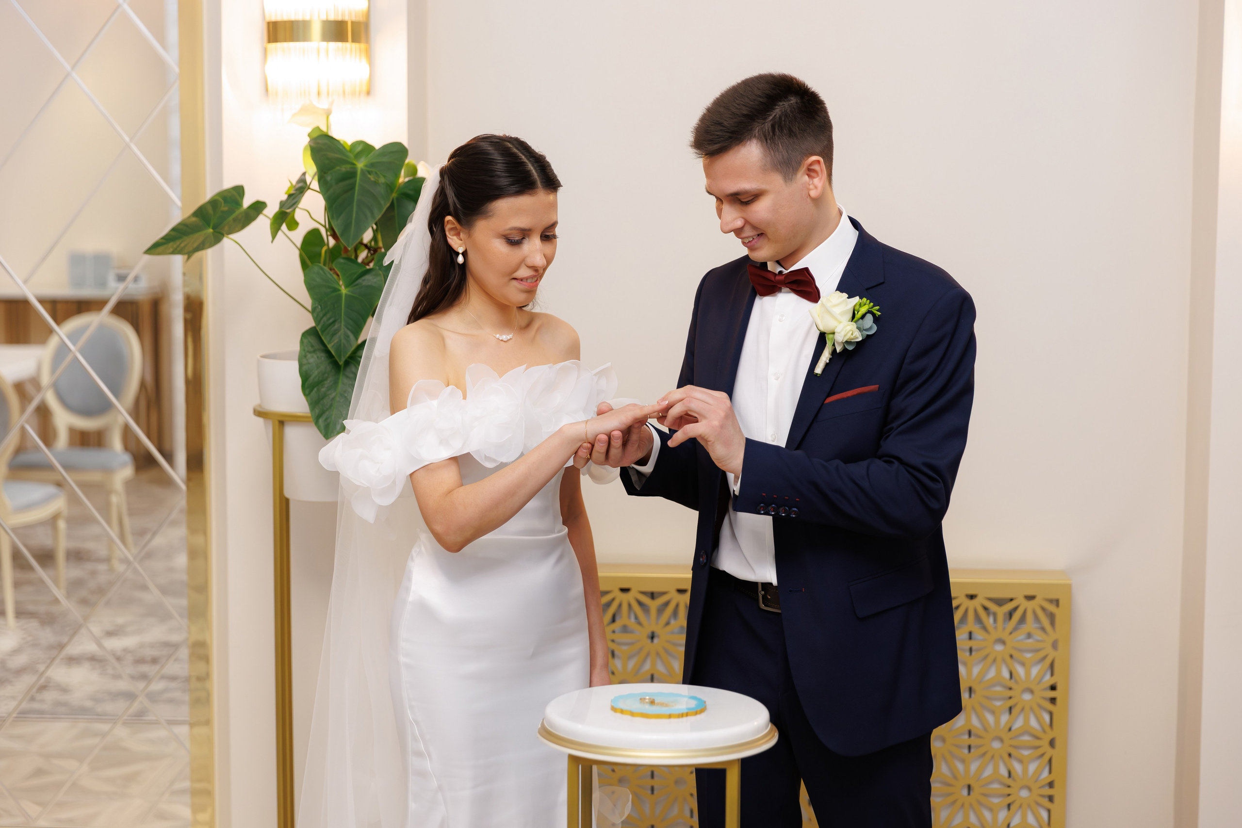 Дворец бракосочетания 4: регистрация брака, фото. Свадебный фотограф Москва и МО Сергей Киржаев