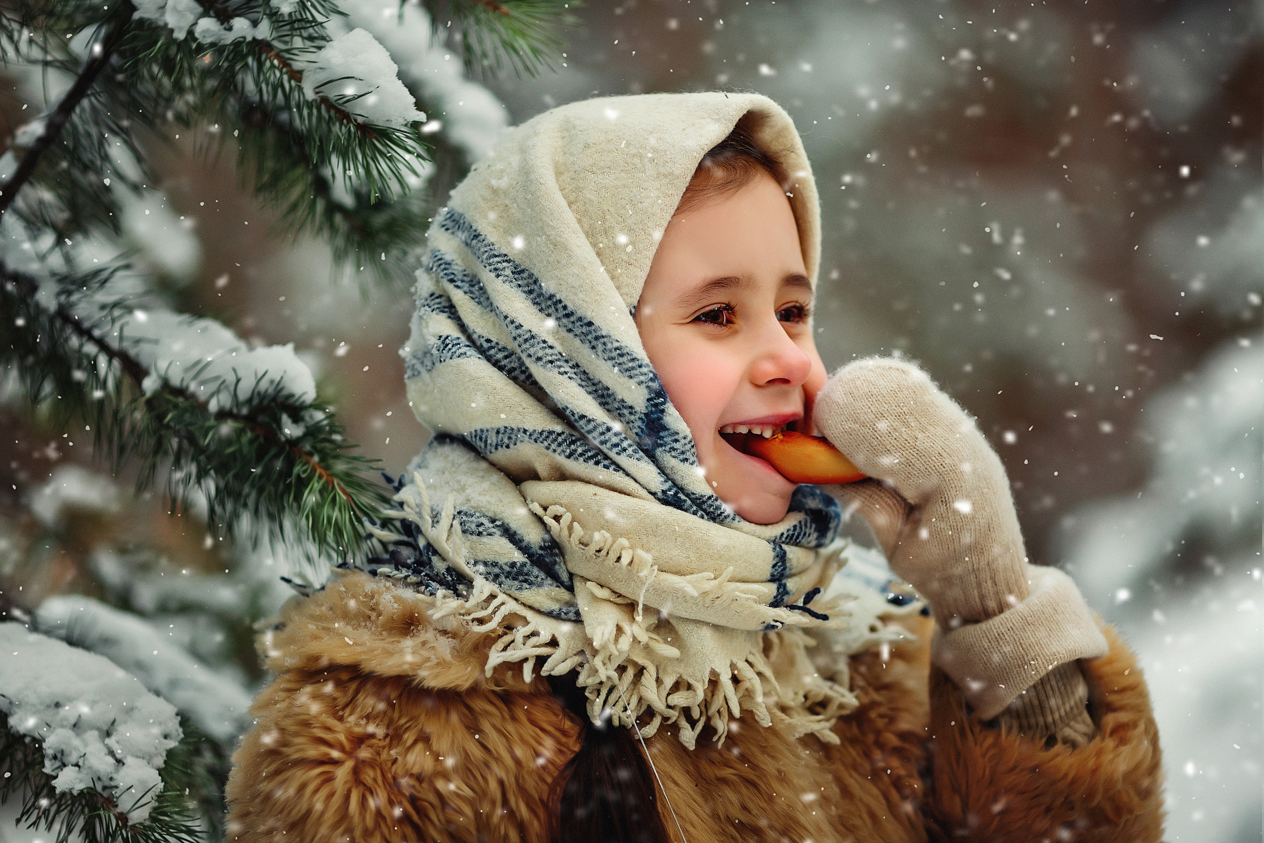 Зимняя прогулка. Детский и семейный фотограф в Екатеринбурге