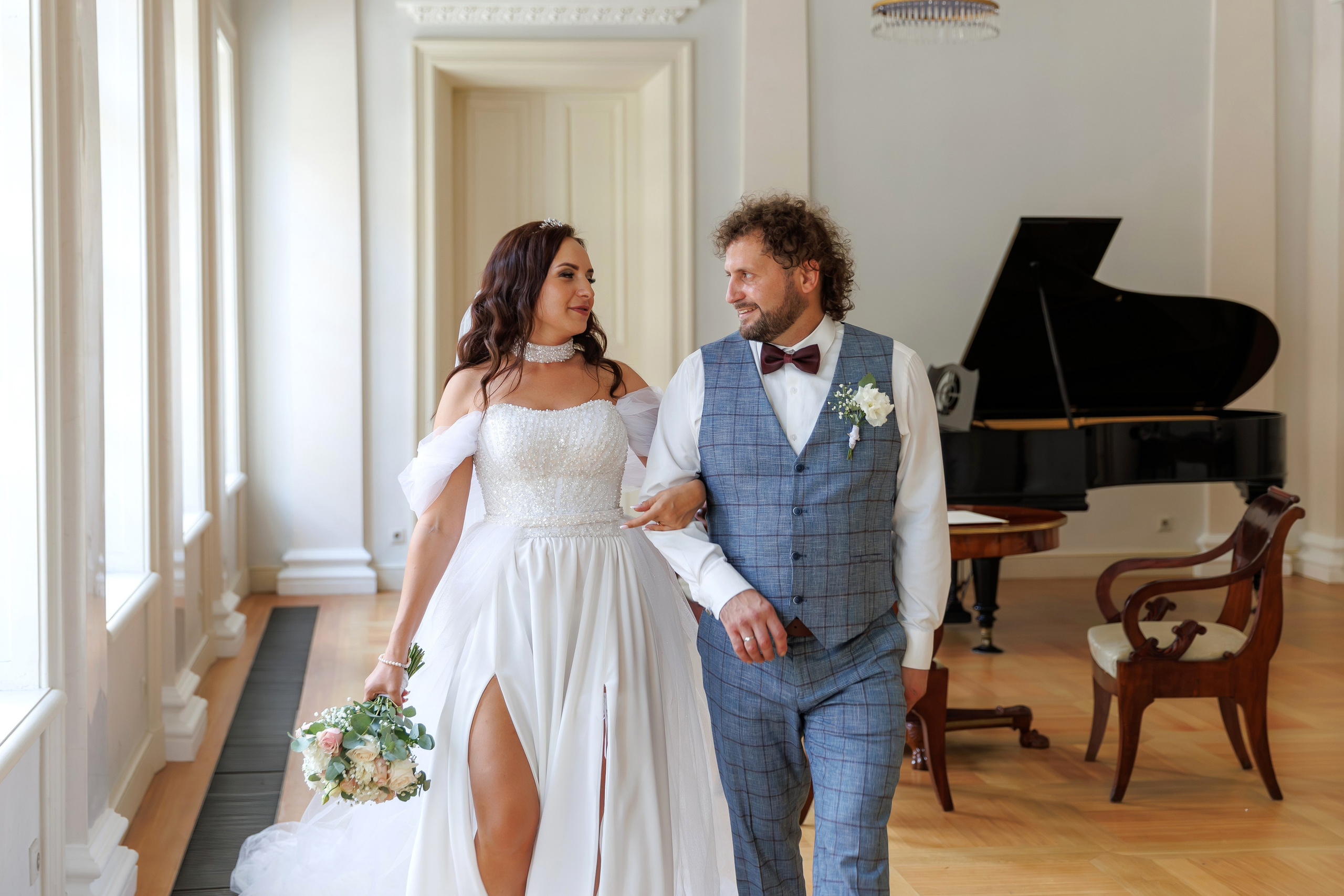 Регистрация брака в усадьбе Муравьевых-Апостолов. Свадебный фотограф Москва и МО Сергей Киржаев