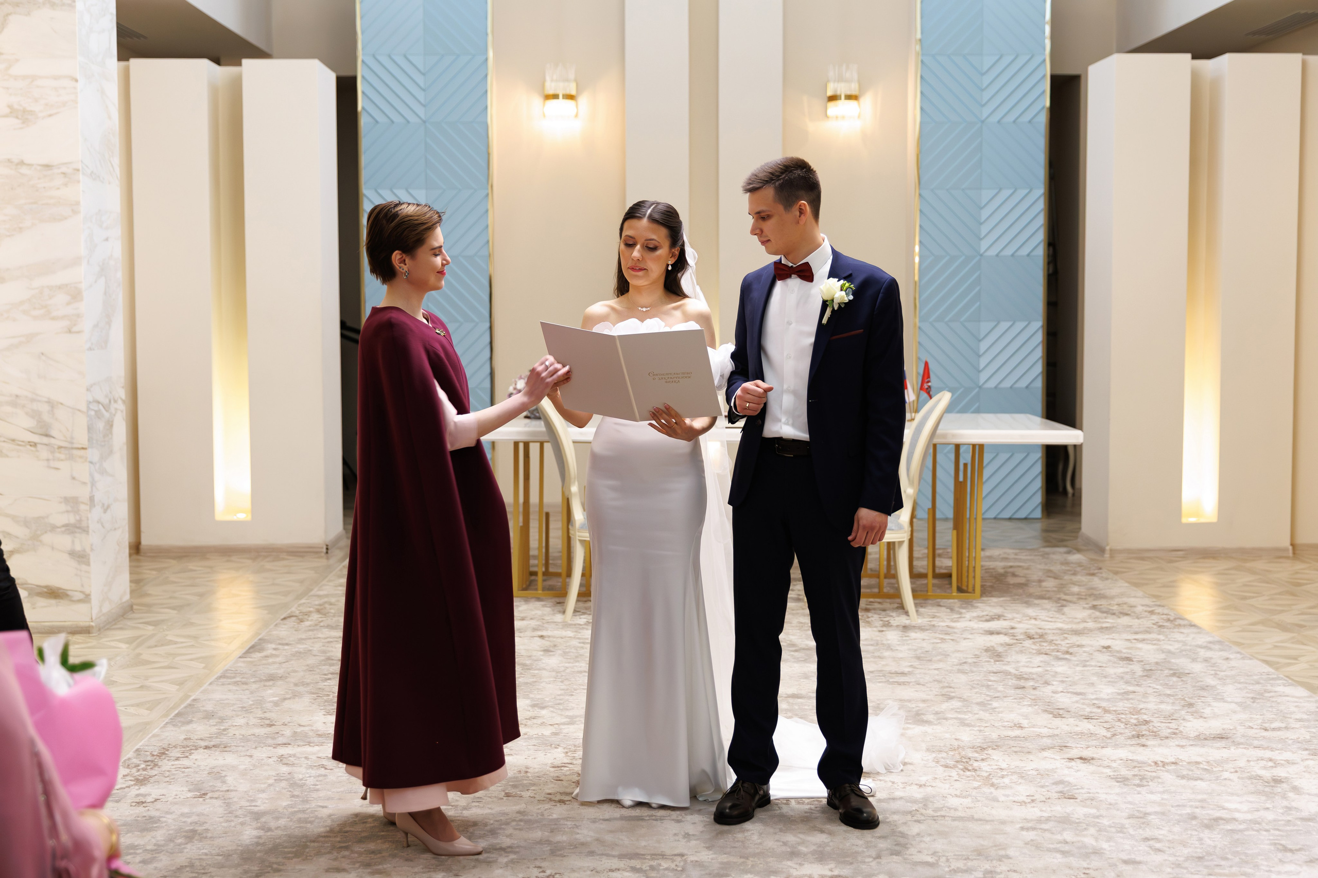 Дворец бракосочетания 4: регистрация брака, фото. Свадебный фотограф Москва и МО Сергей Киржаев
