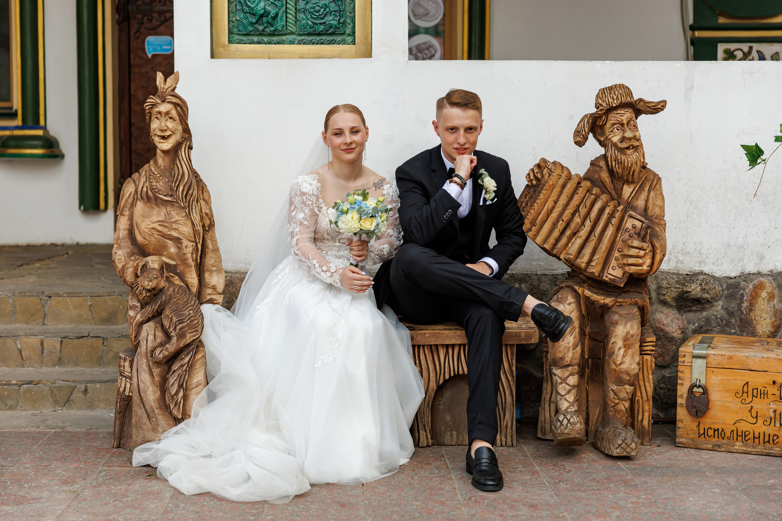 Свадебная фотосессия в Измайловском кремле. Свадебный фотограф Москва и МО Сергей Киржаев