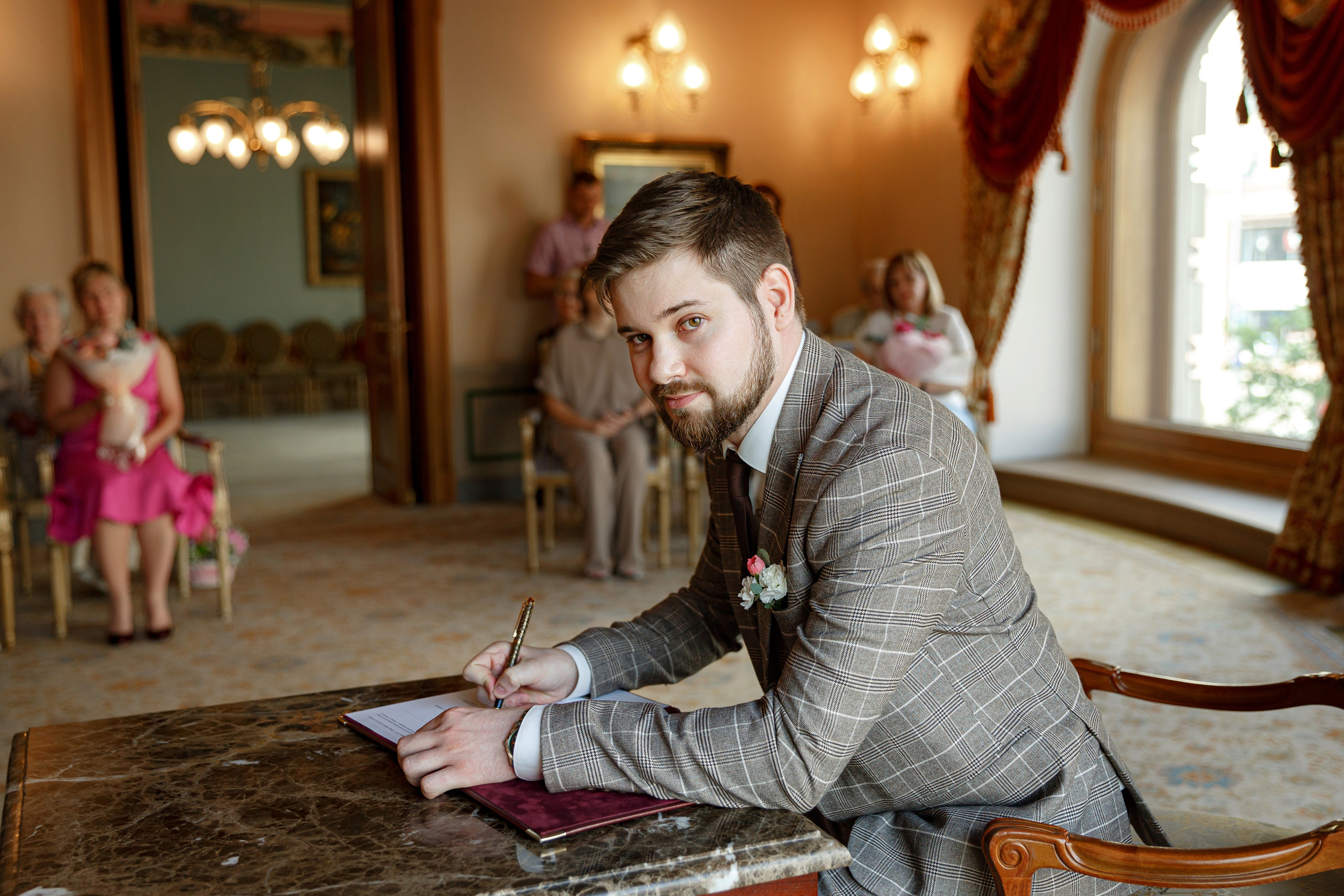 Регистрация брака в гостинице «Националь» г. Москва. Свадебный фотограф Москва и МО Сергей Киржаев