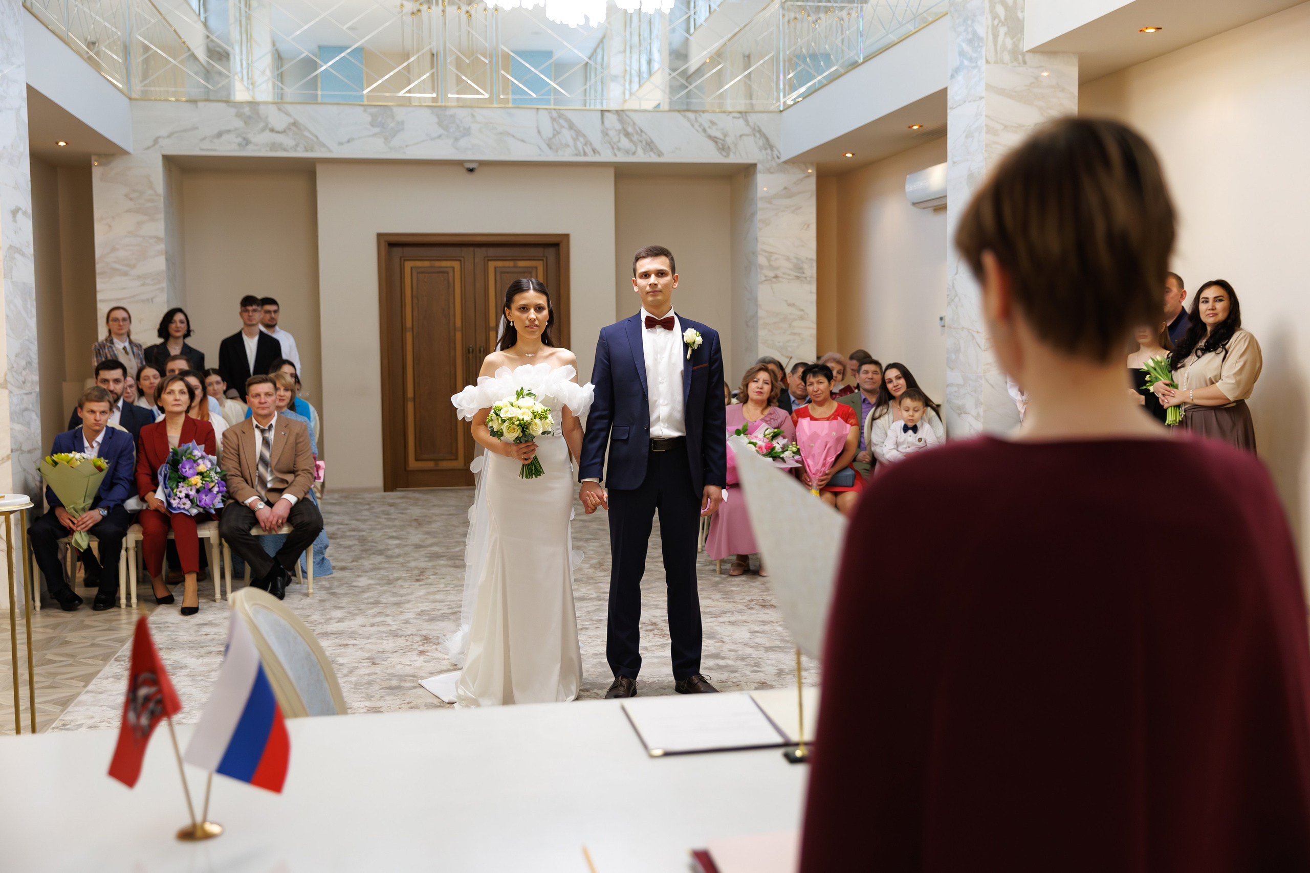 Дворец бракосочетания 4: регистрация брака, фото. Свадебный фотограф Москва и МО Сергей Киржаев