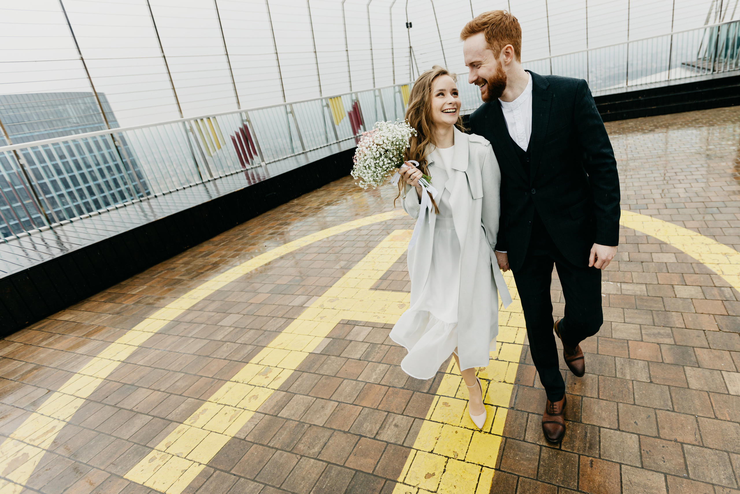 Регистрация брака в ресторане Birds. Москва Сити башня «Око». Krumstudio фото, видео по Москве и МО