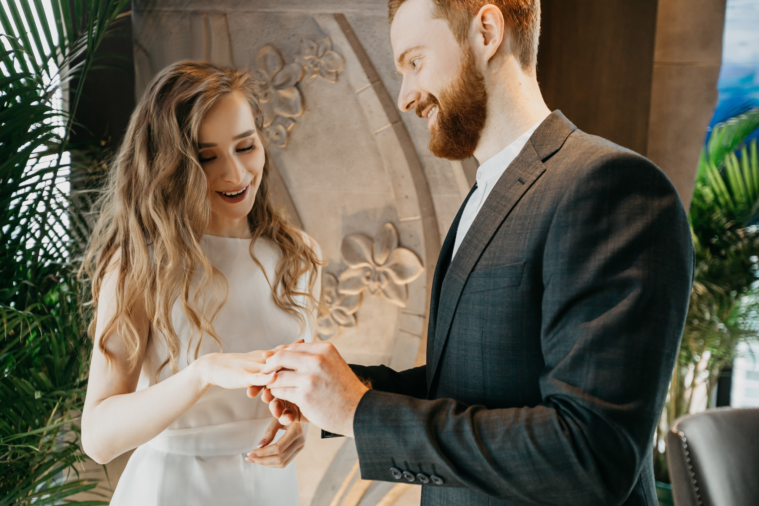 Регистрация брака в ресторане Birds. Москва Сити башня «Око». Krumstudio фото, видео по Москве и МО