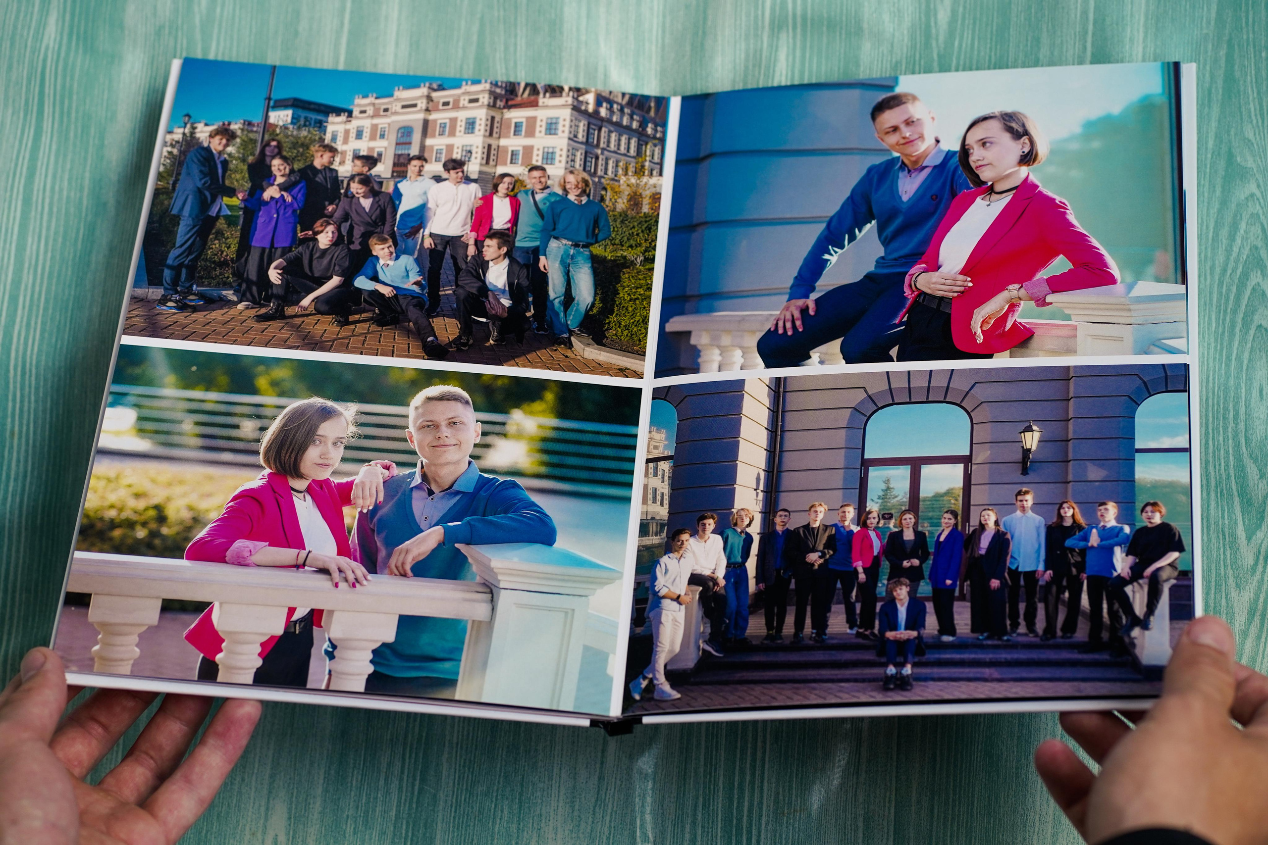 Выпускной альбом на 10 разворотов. Семейный и портретный фотограф в Екатеринбурге Анна Лобанова