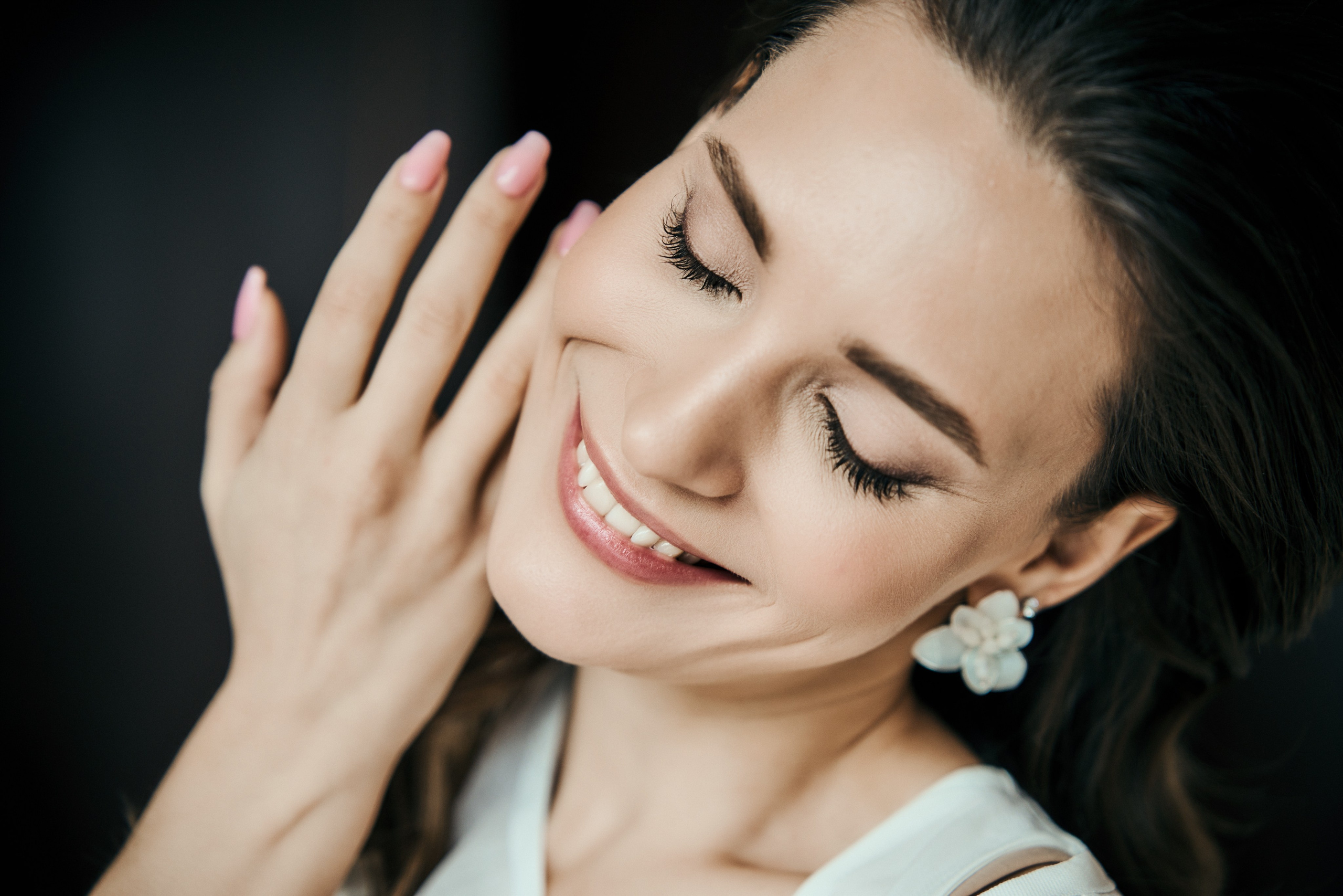 невеста крупным планом