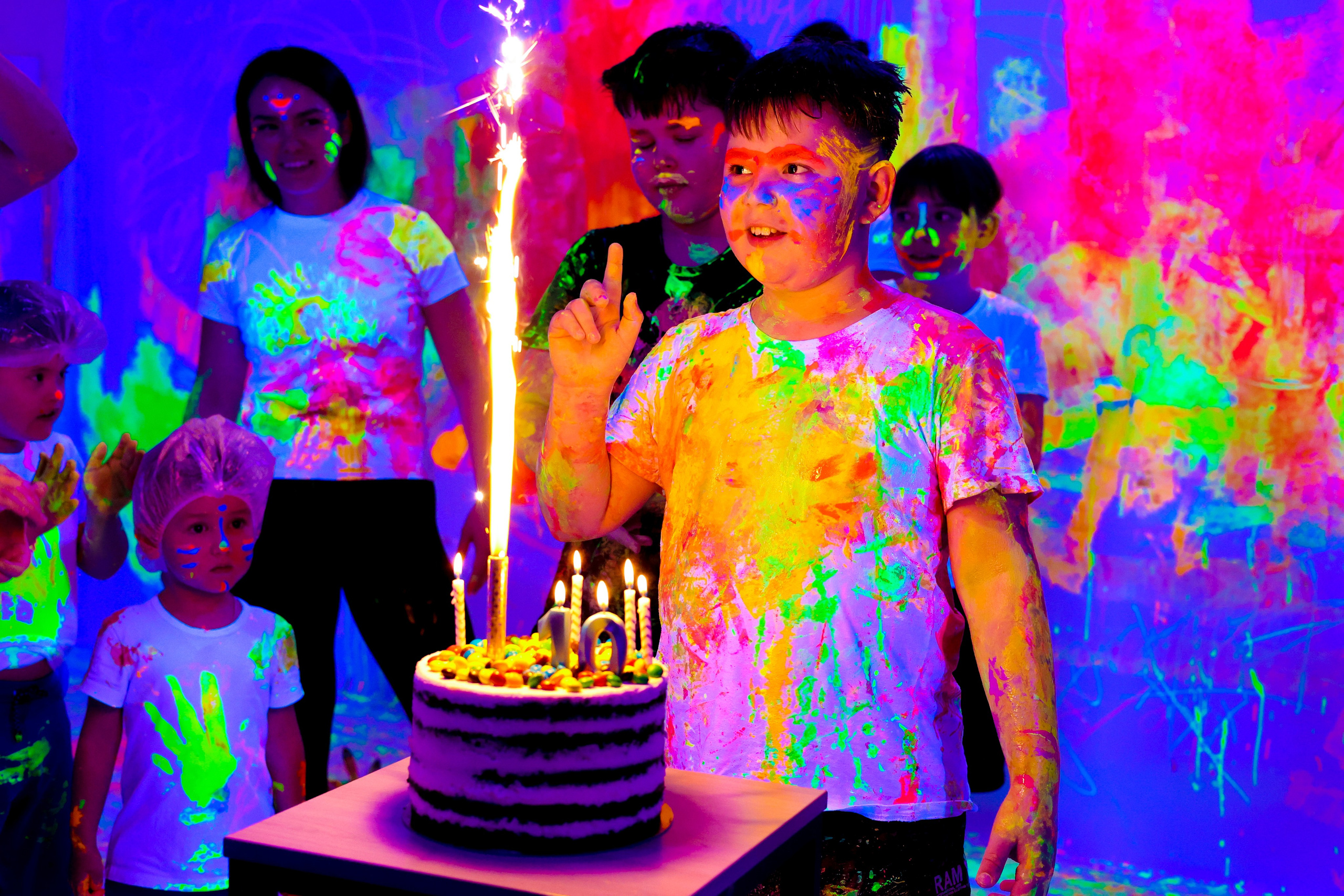 День Рождения с красками. Фотограф Диана Воробьева Нижний Новгород