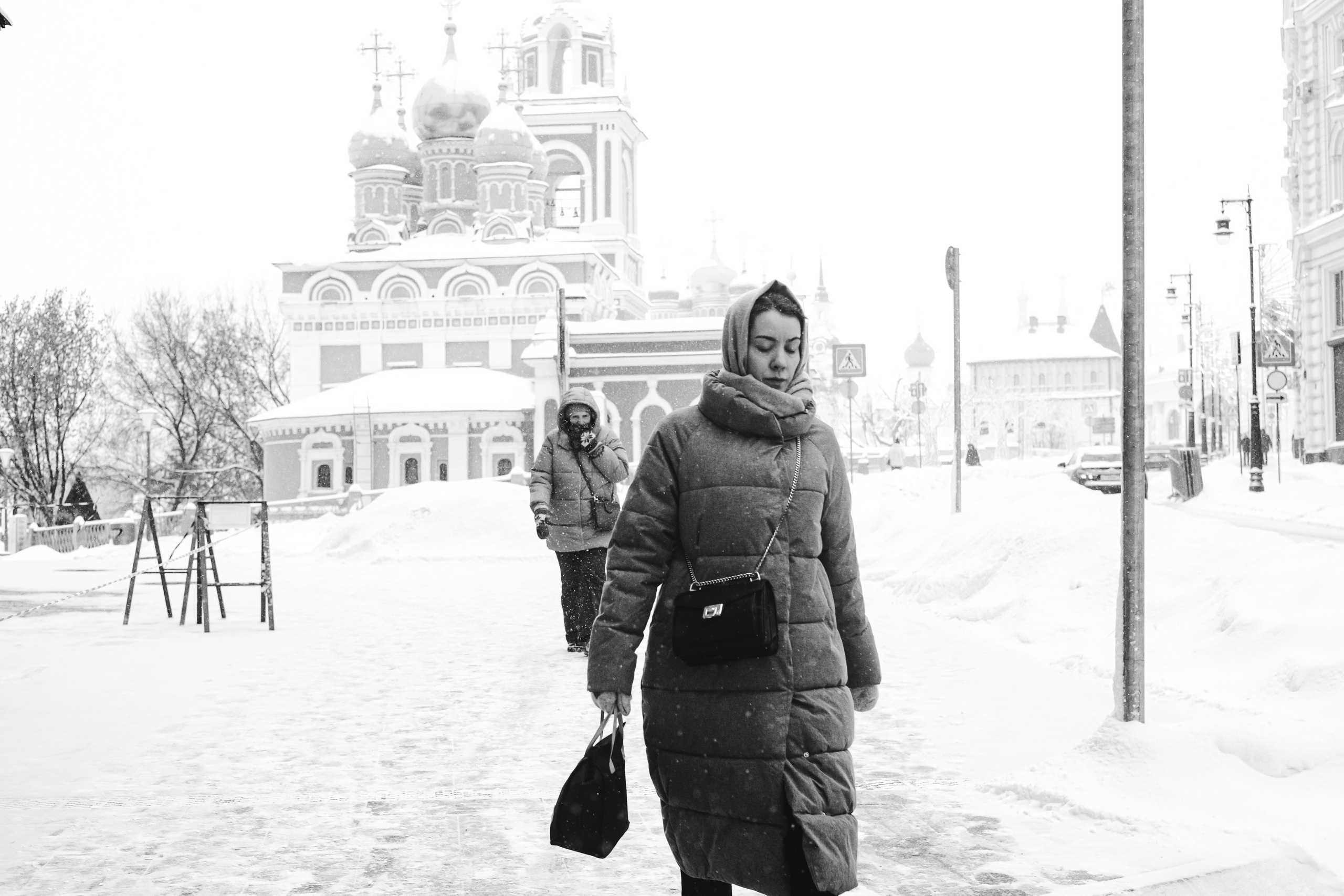Снежная Москва. Репортажный фотограф в Москве Аида Исламова